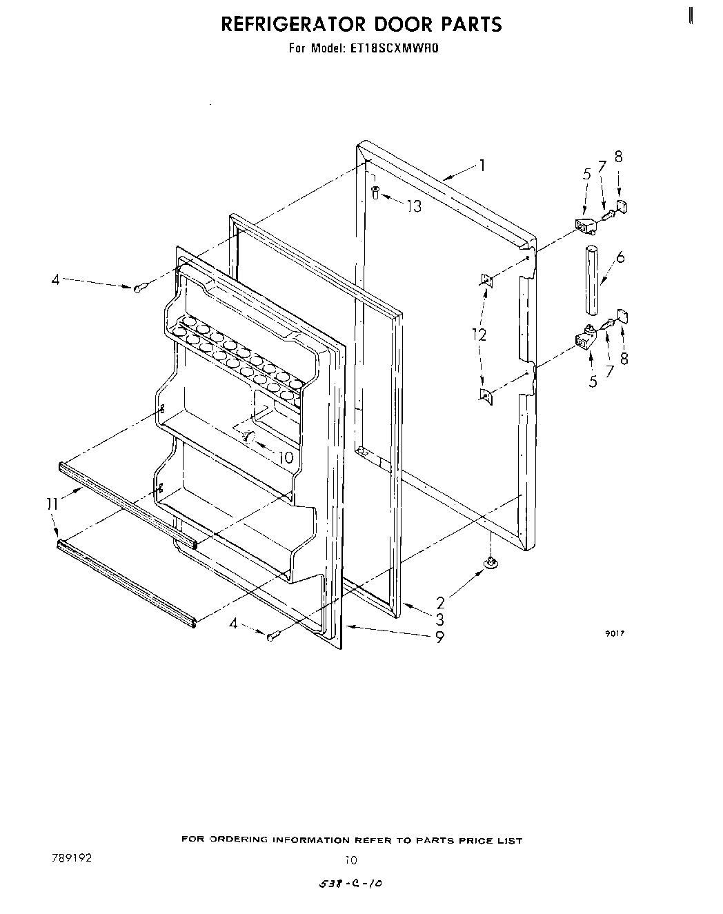 08 - REFRIGERATOR DOOR , MISCELLANEOUS