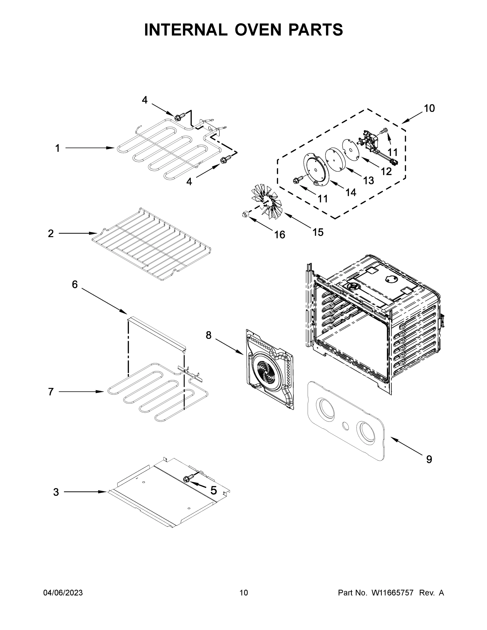 06 - INTERNAL OVEN PARTS