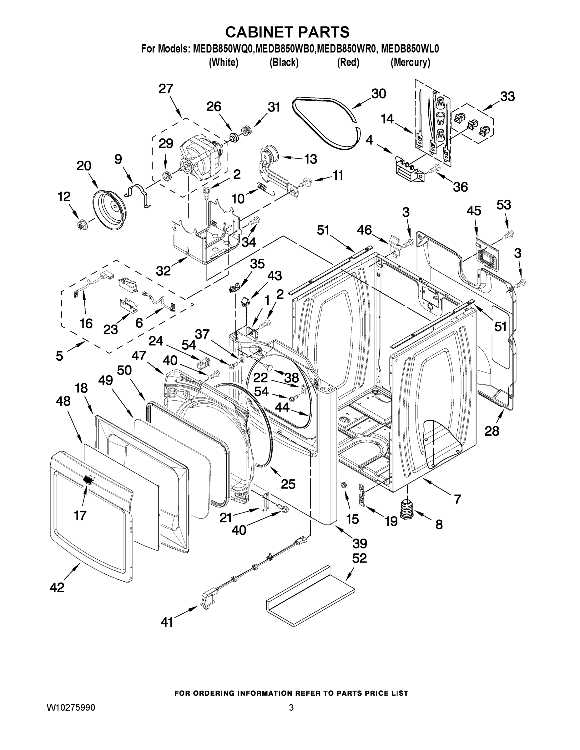 02 - CABINET PARTS