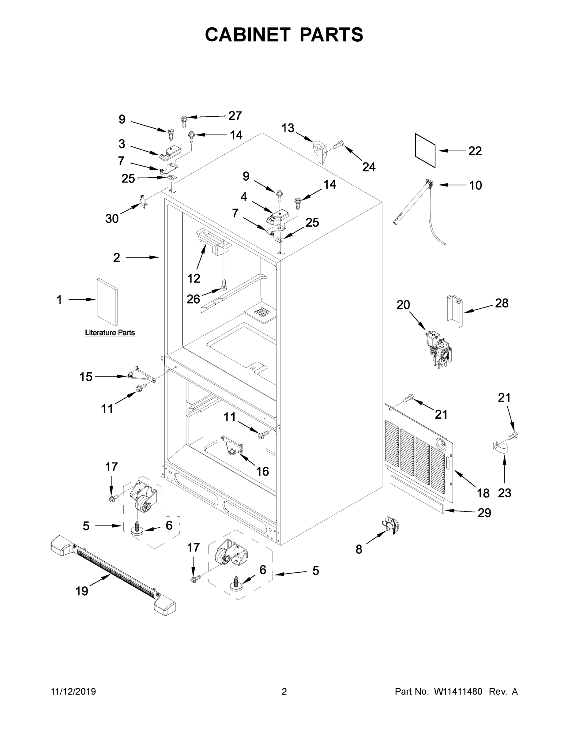02 - CABINET PARTS