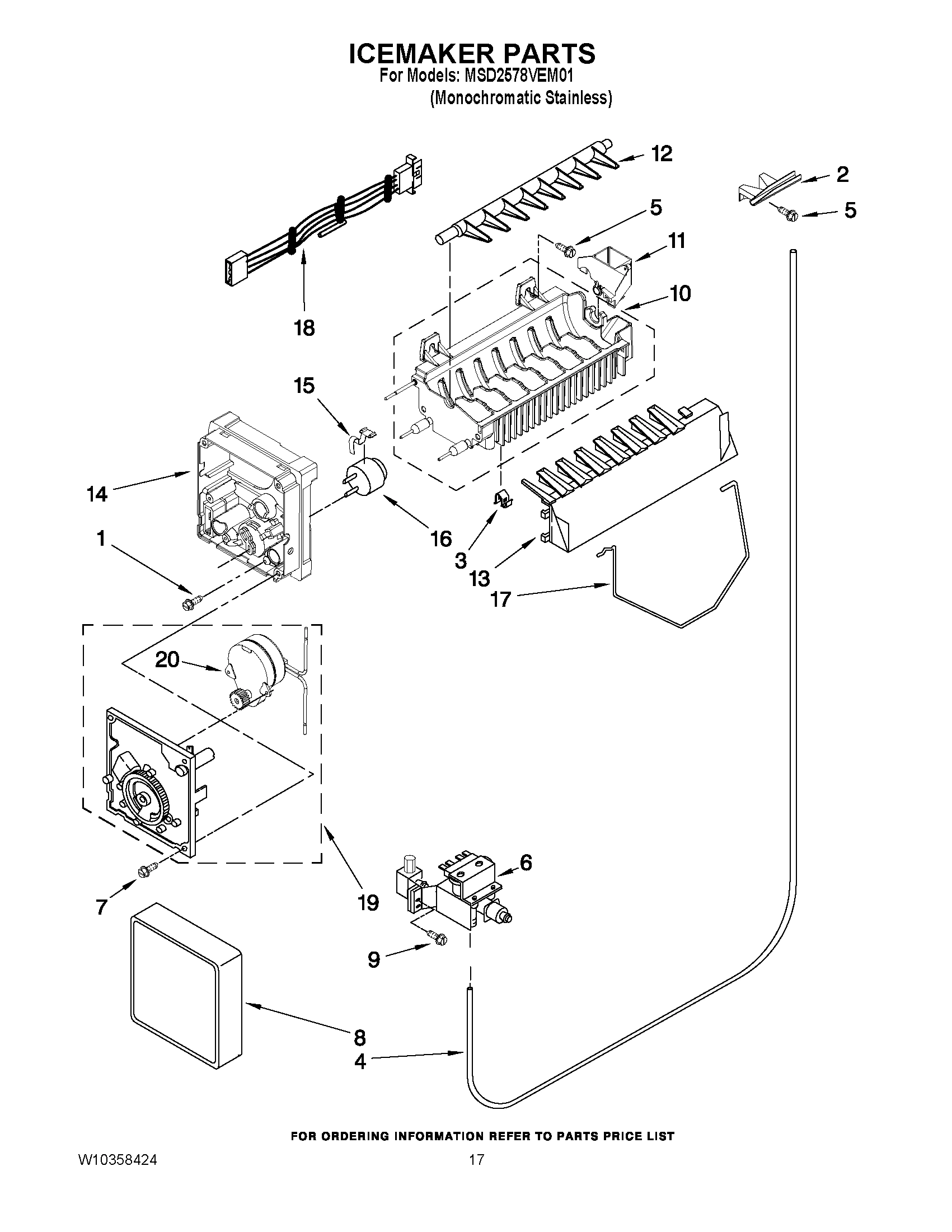 10 - ICEMAKER PARTS