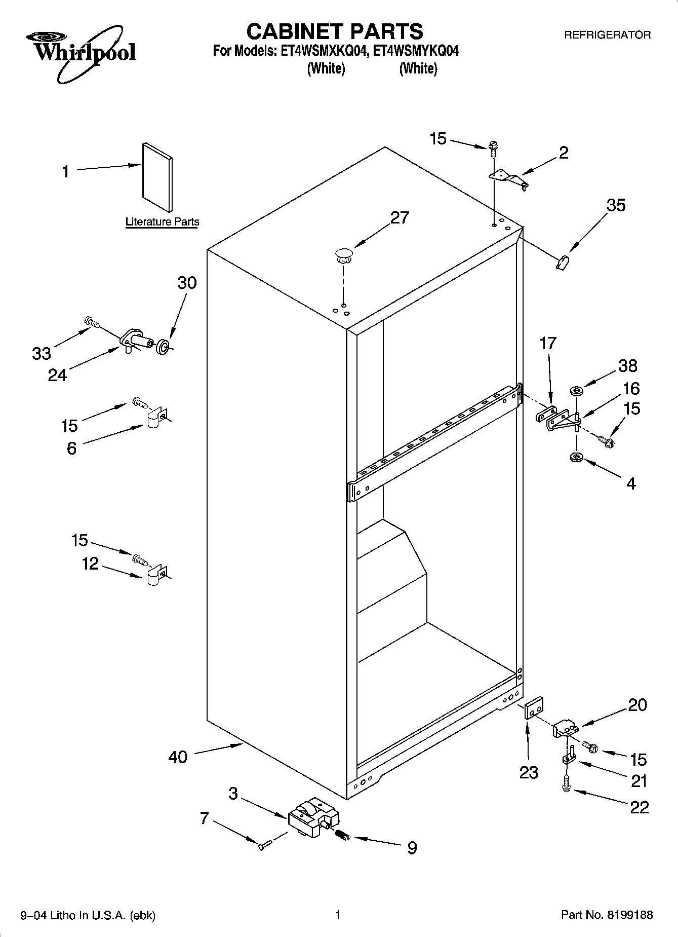 01 - CABINET PARTS