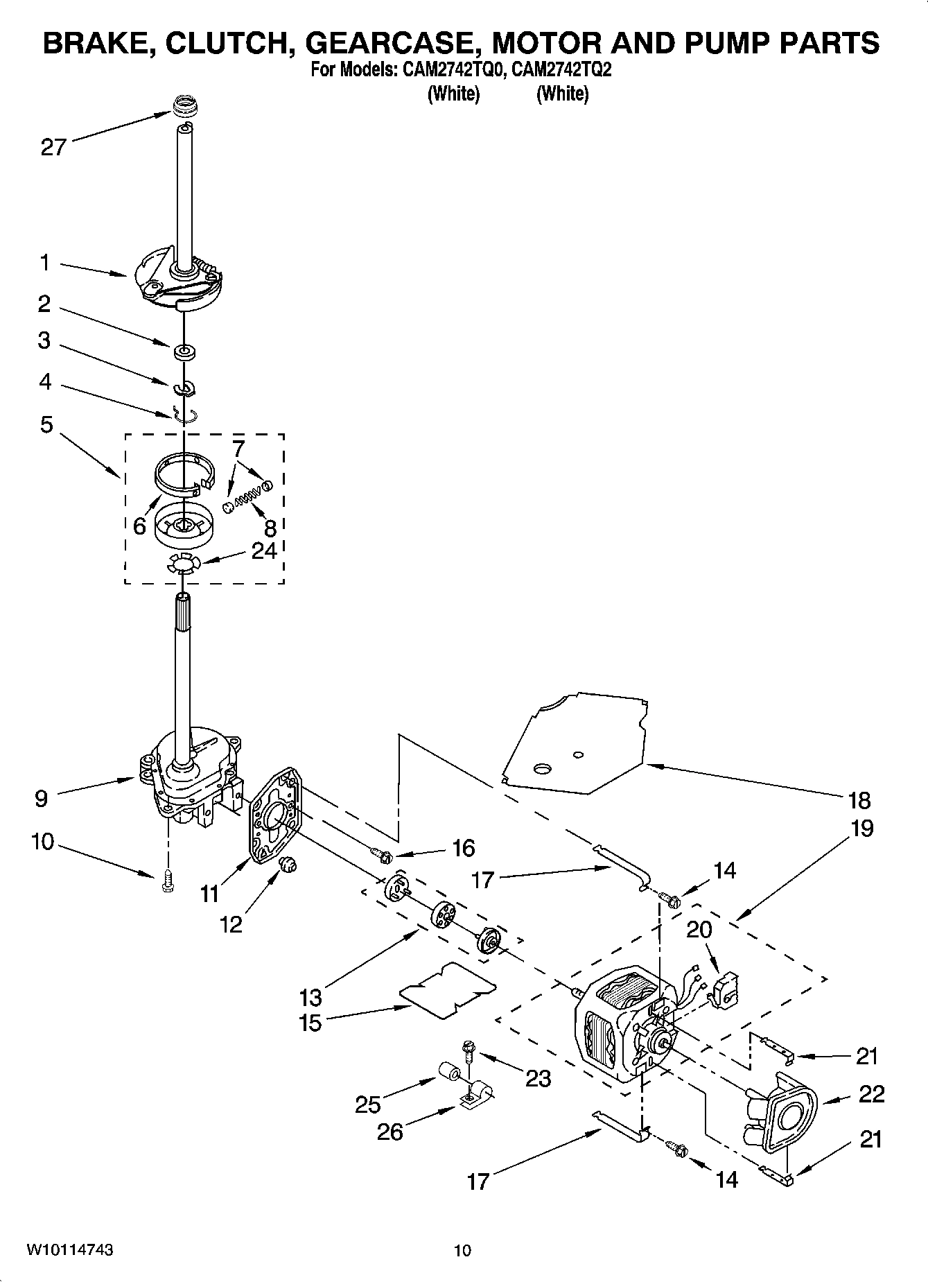 06 - BRAKE, CLUTCH, GEARCASE, MOTOR AND PUMP PARTS