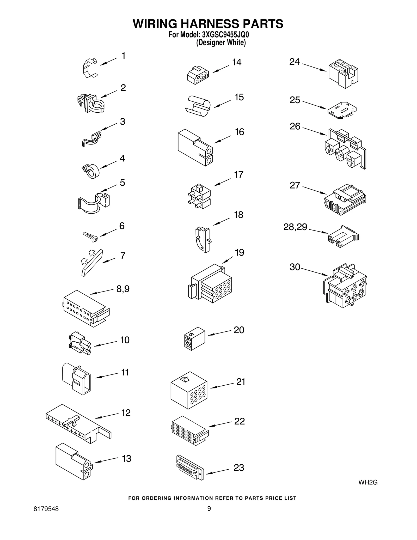 WIRING HARNESS PARTS