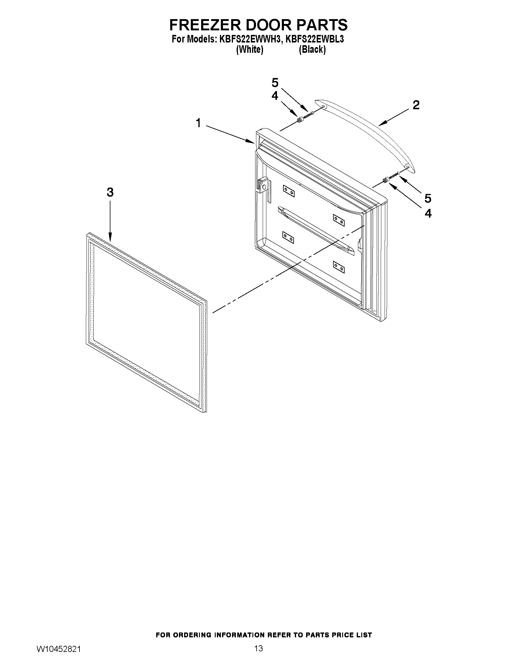 07 - FREEZER DOOR PARTS