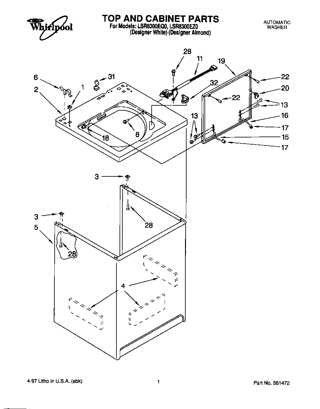 01 - TOP AND CABINET