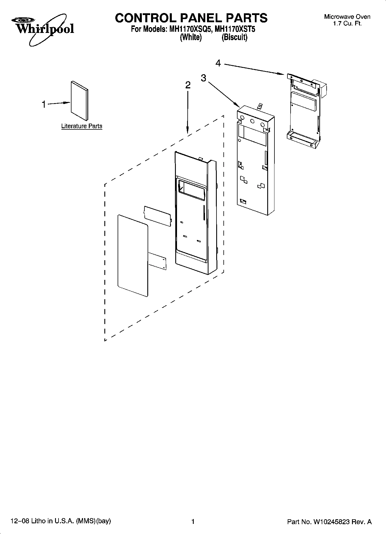 01 - CONTROL PANEL PARTS