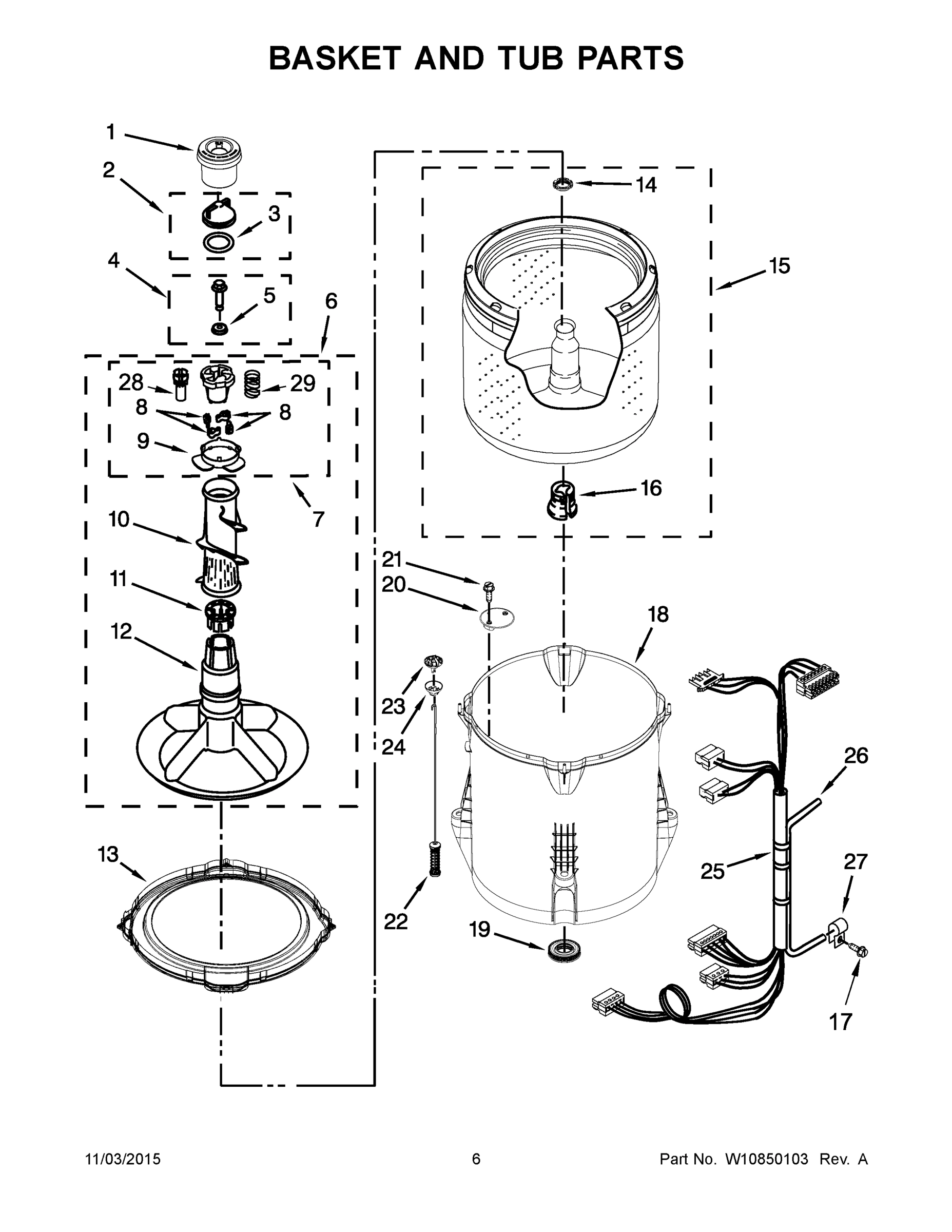 04 - BASKET AND TUB PARTS