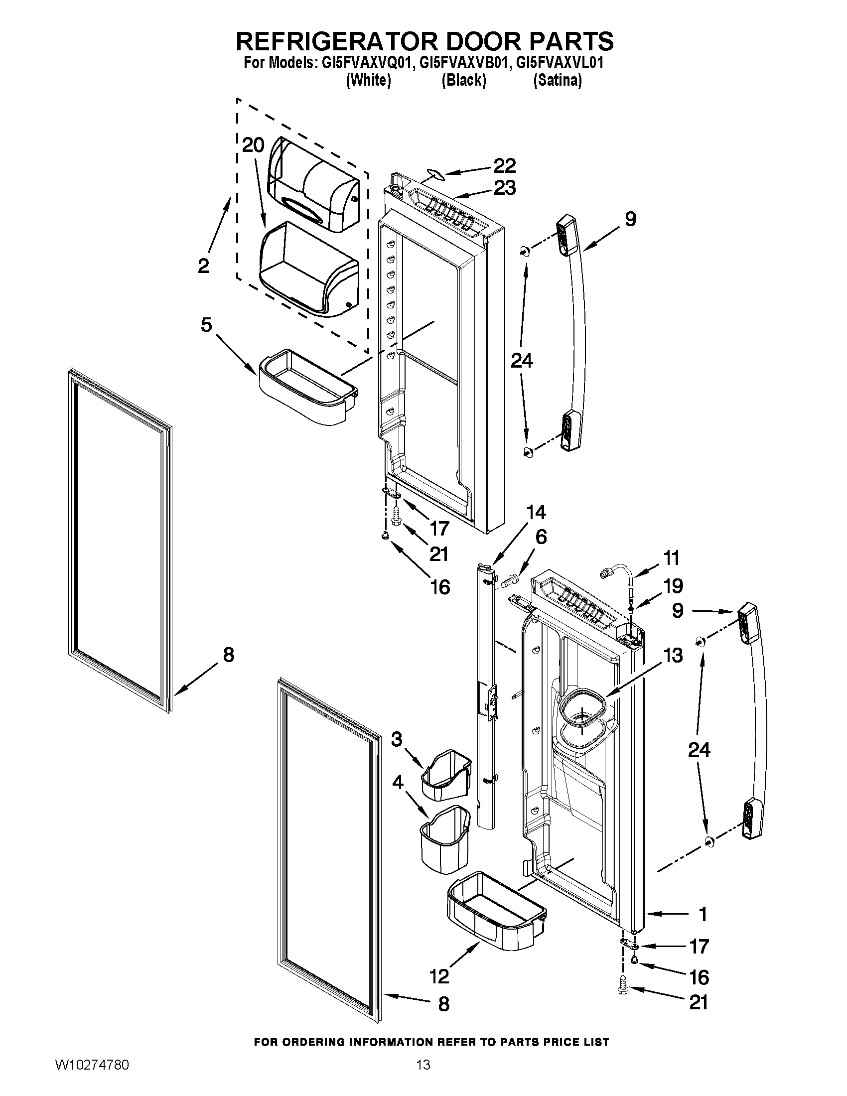 07 - REFRIGERATOR DOOR PARTS