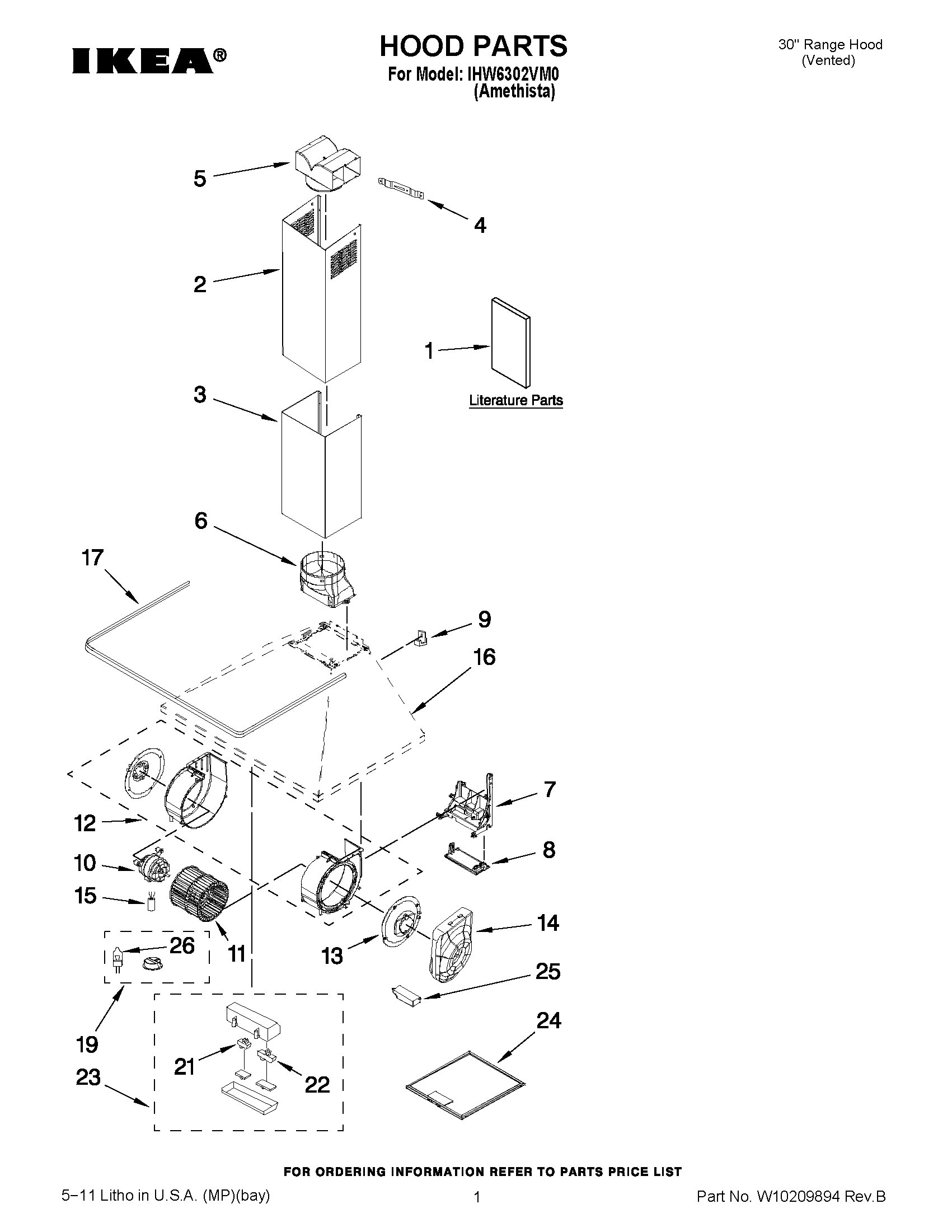 01 - HOOD PARTS