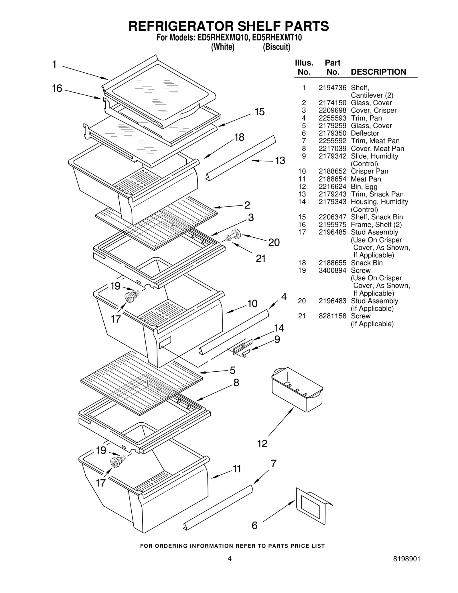 REFRIGERATOR SHELF PARTS