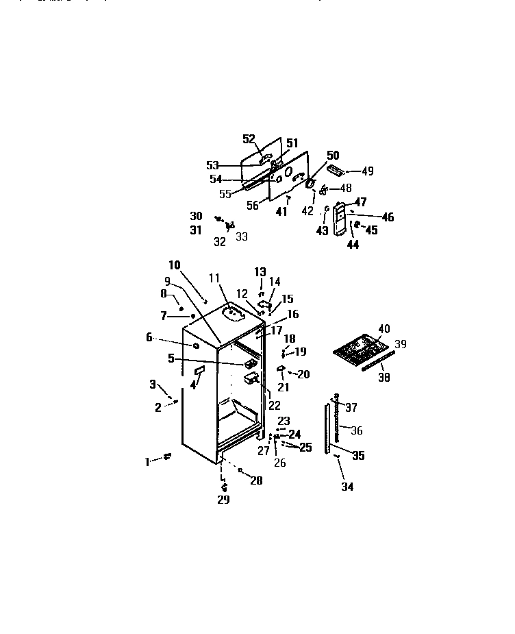 03 - CABINET W/ FAN ASSEMBLY