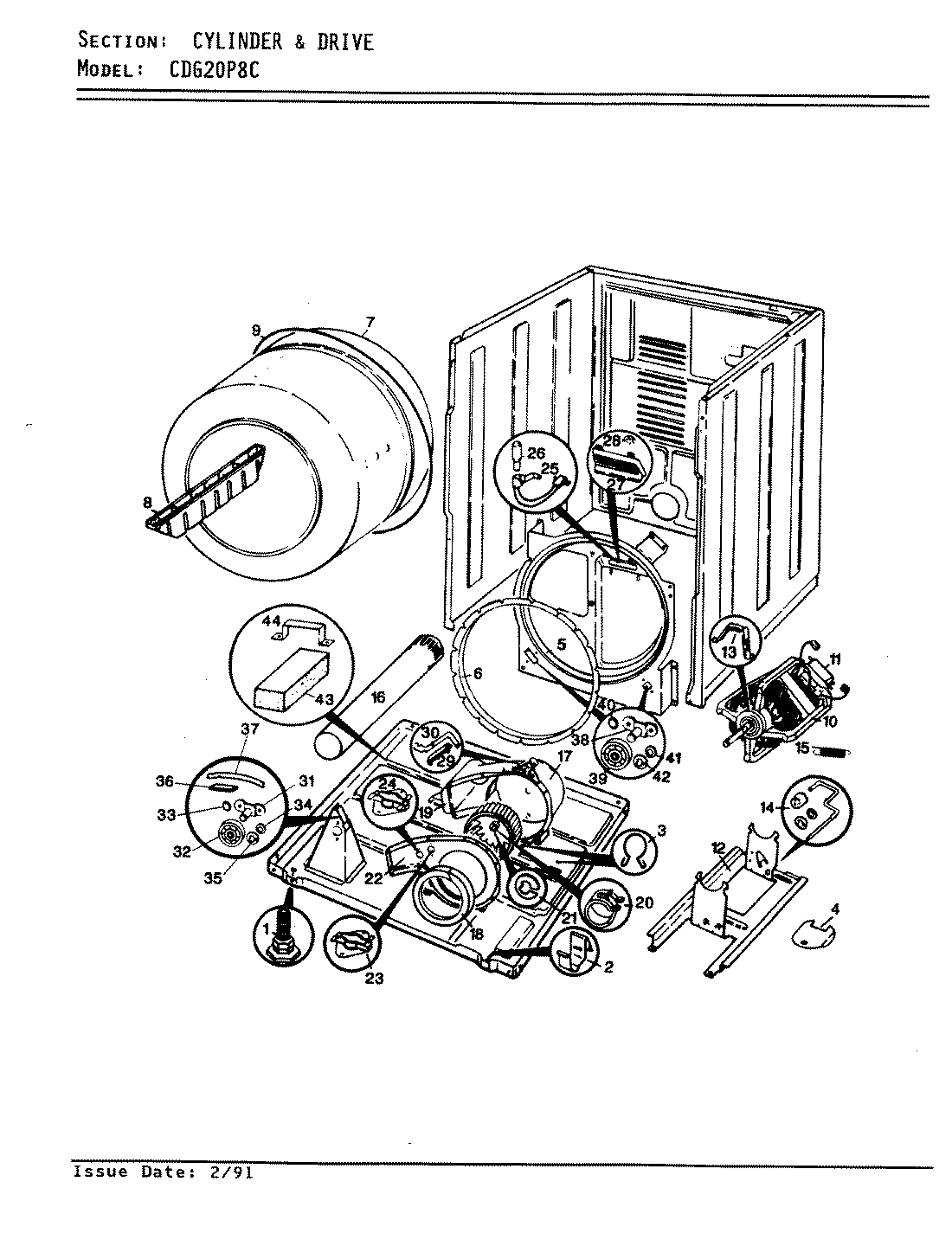 02 - CYLINDER & DRIVE