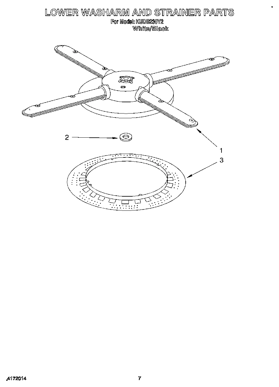 05 - LOWER WASHARM AND STRAINER