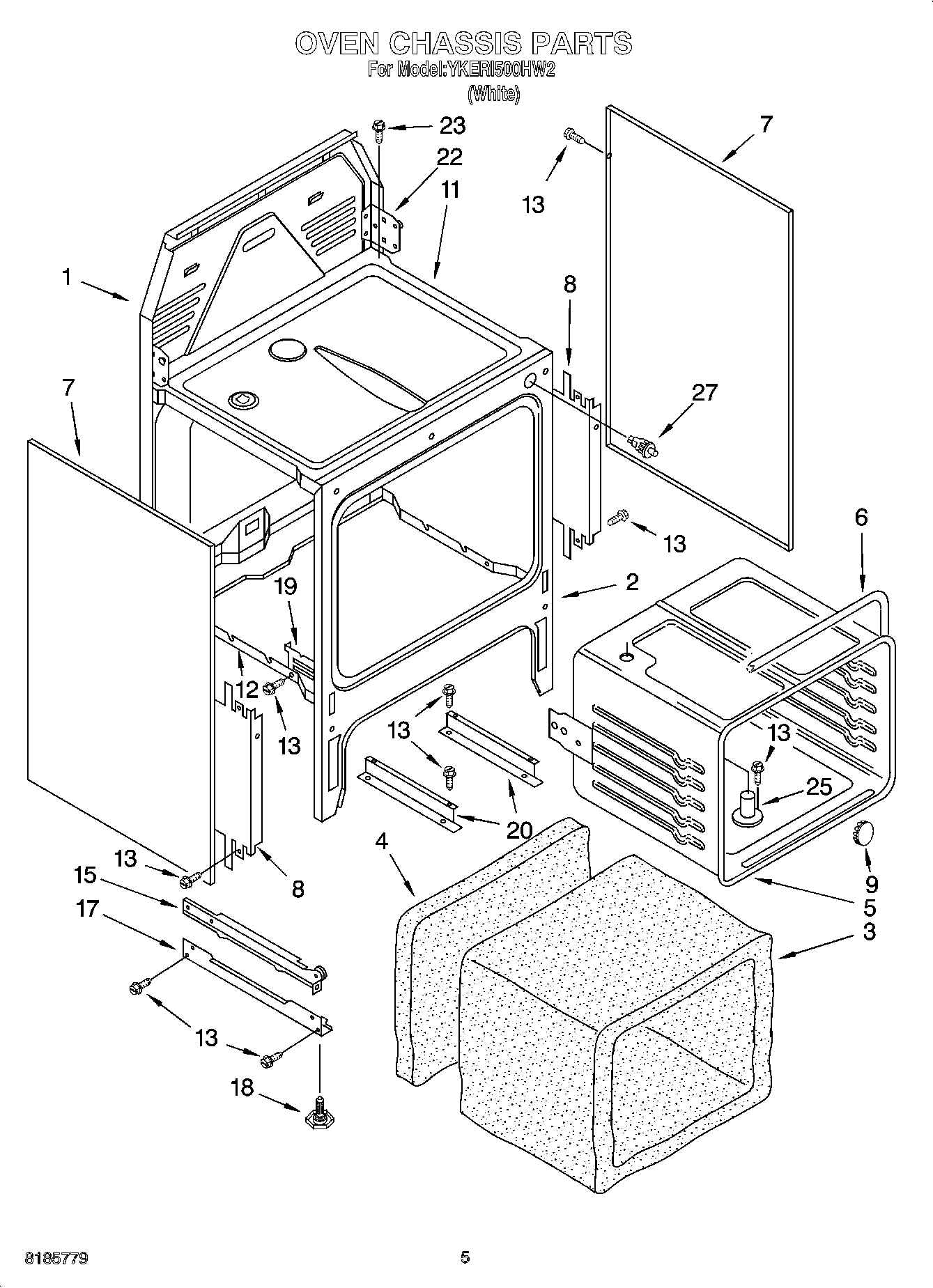 04 - OVEN CHASSIS PARTS