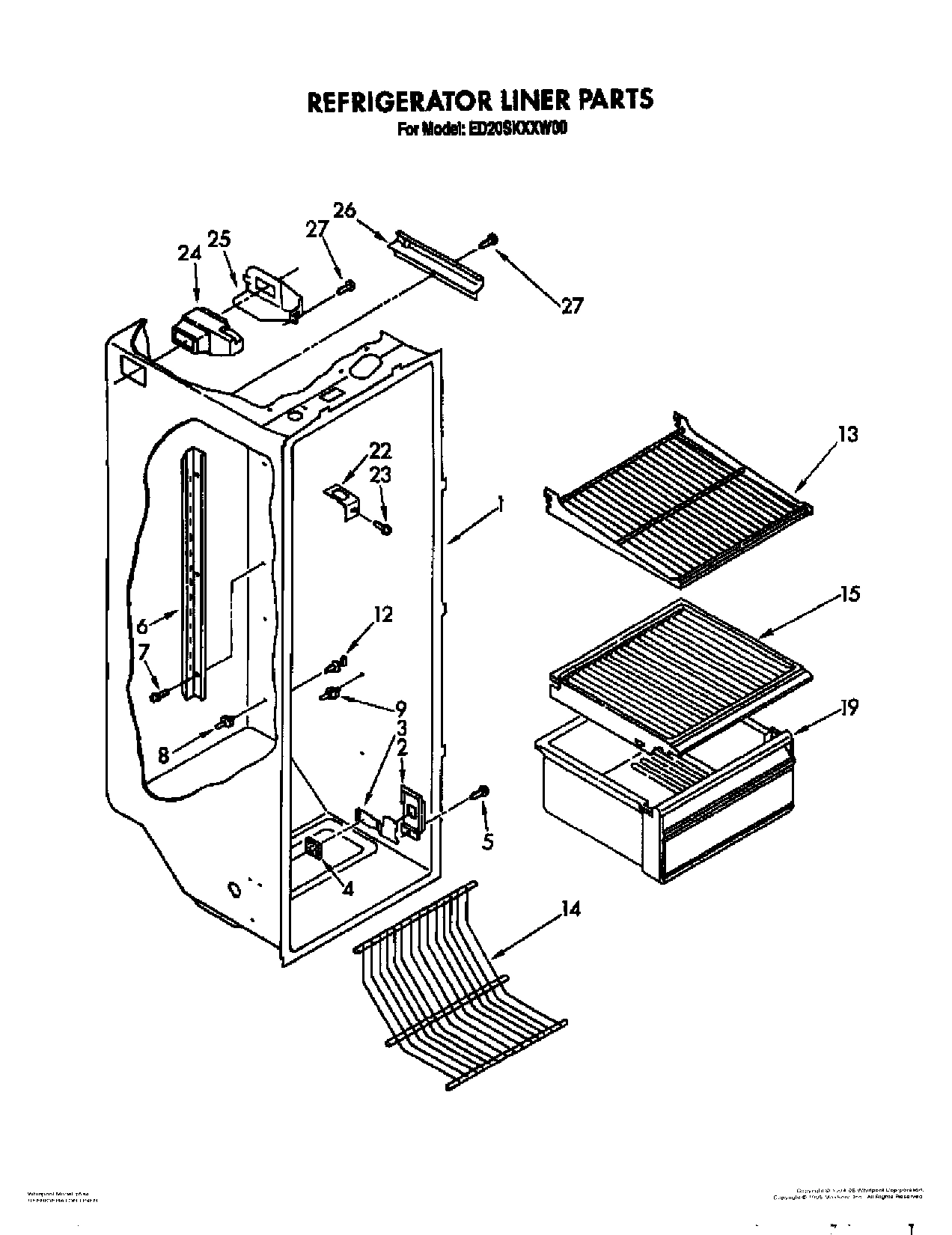 03 - REFRIGERATOR LINER