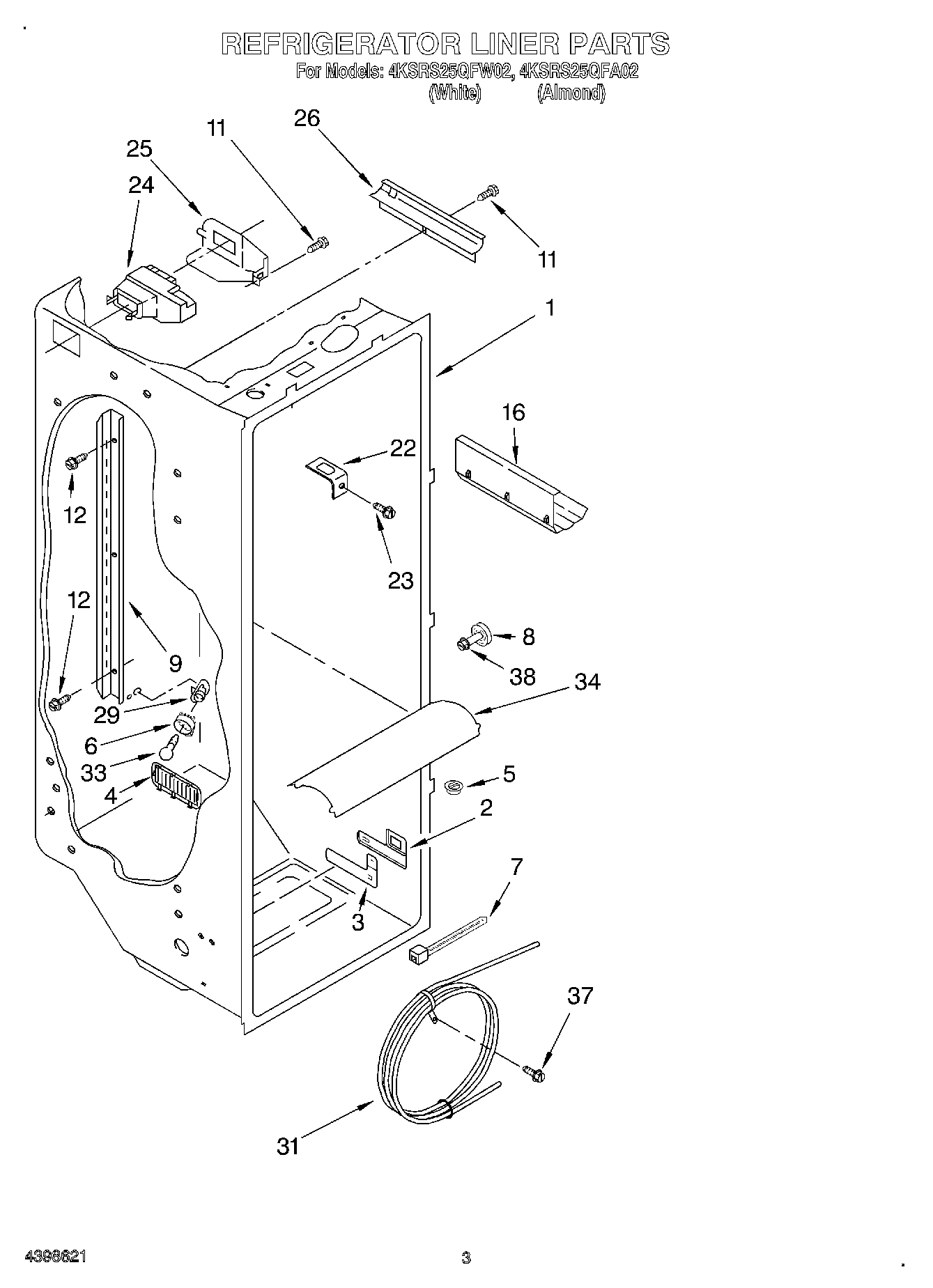 02 - REFRIGERATOR LINER