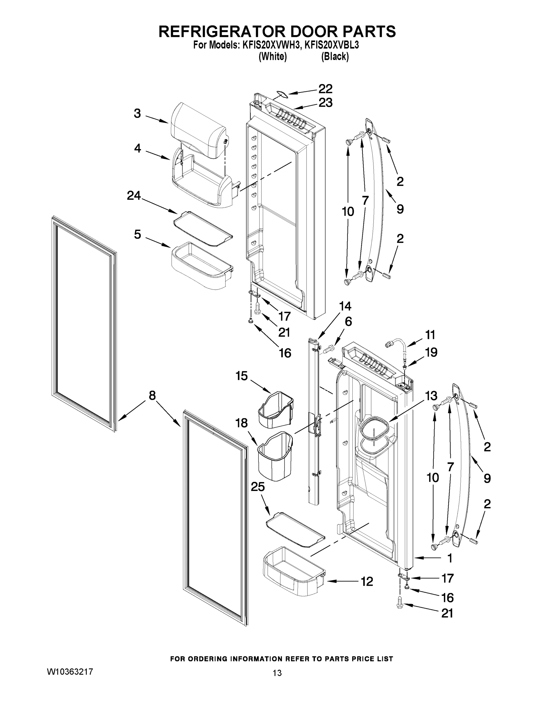 07 - REFRIGERATOR DOOR PARTS