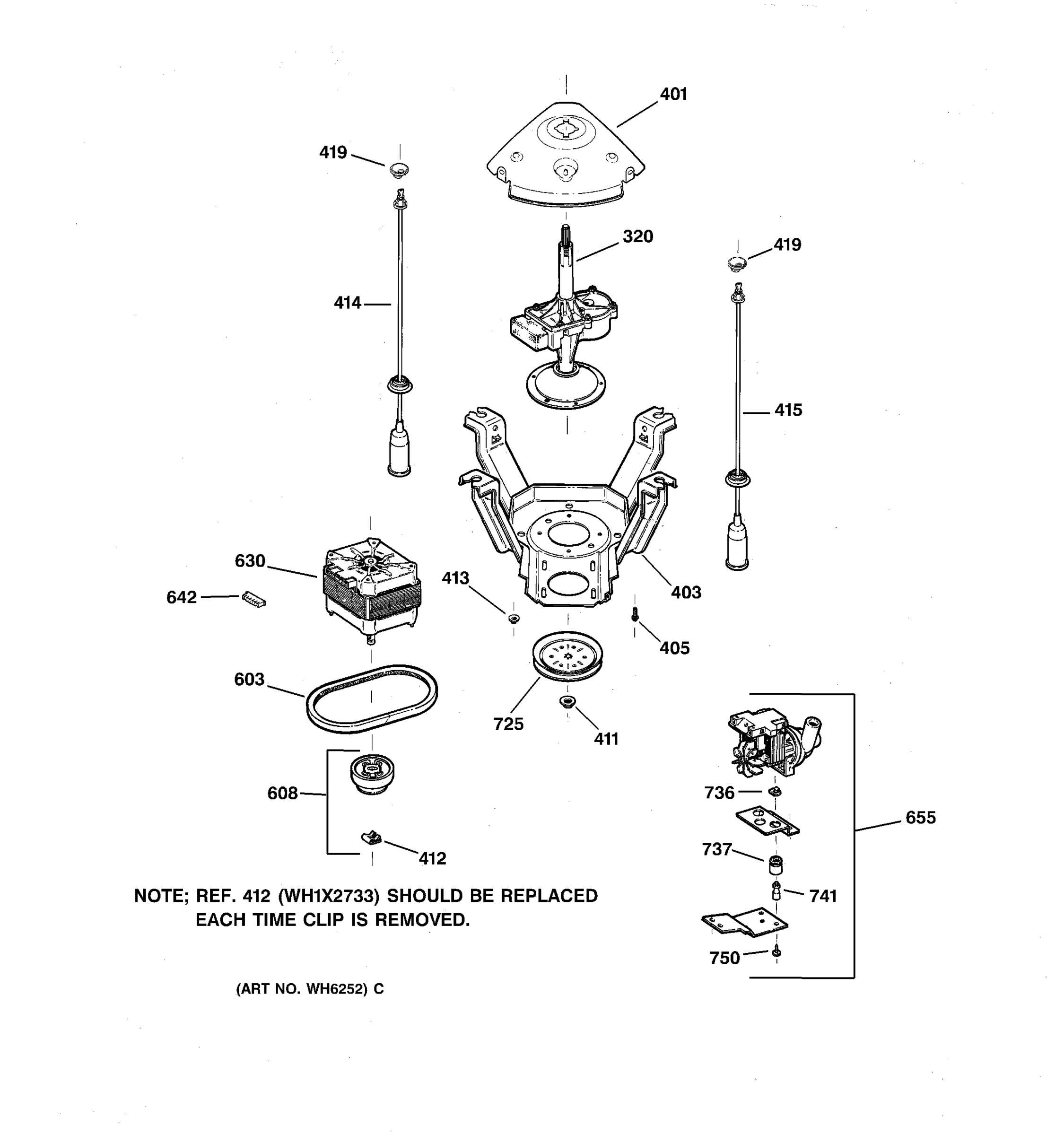 SUSPENSION, PUMP & DRIVE COMPONENTS