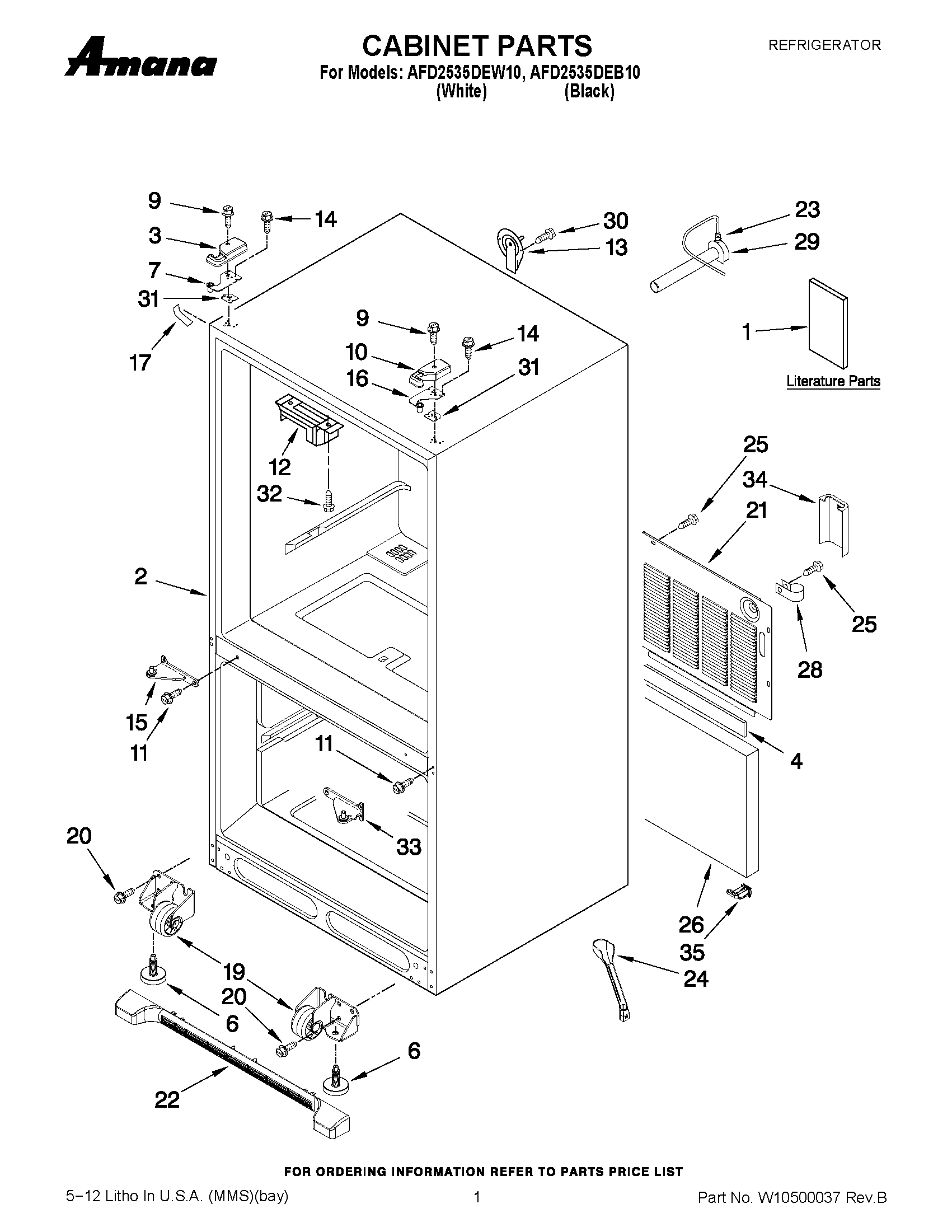 01 - CABINET PARTS