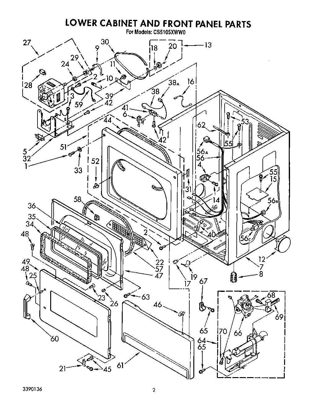 02 - LOWER CABINET AND FRONT PANEL