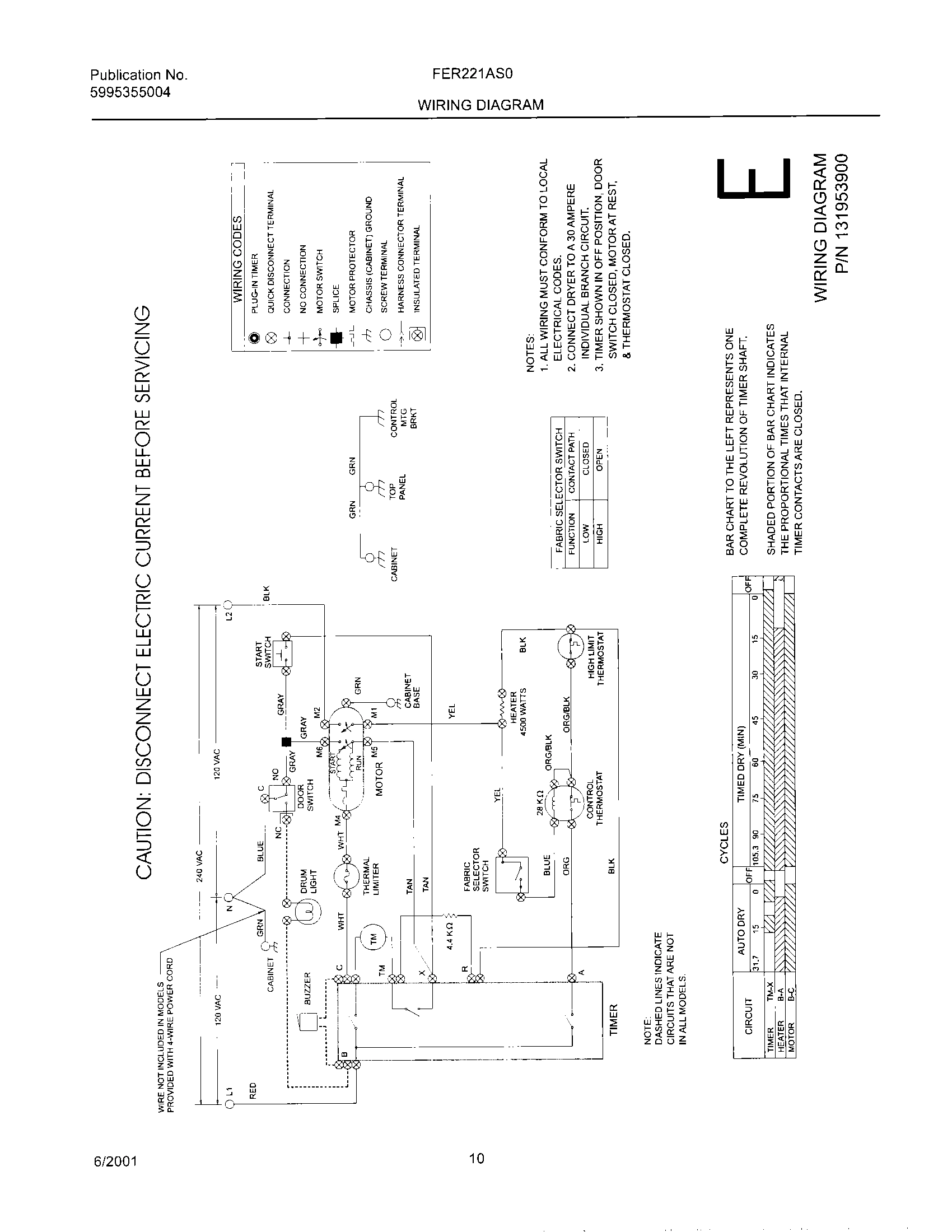 10 - 131953900 WIRING DIAGRAM