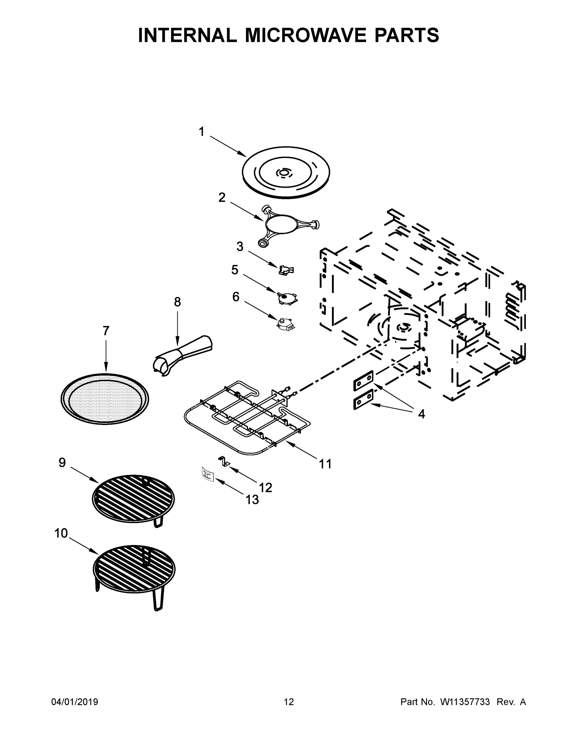 07 - INTERNAL MICROWAVE PARTS