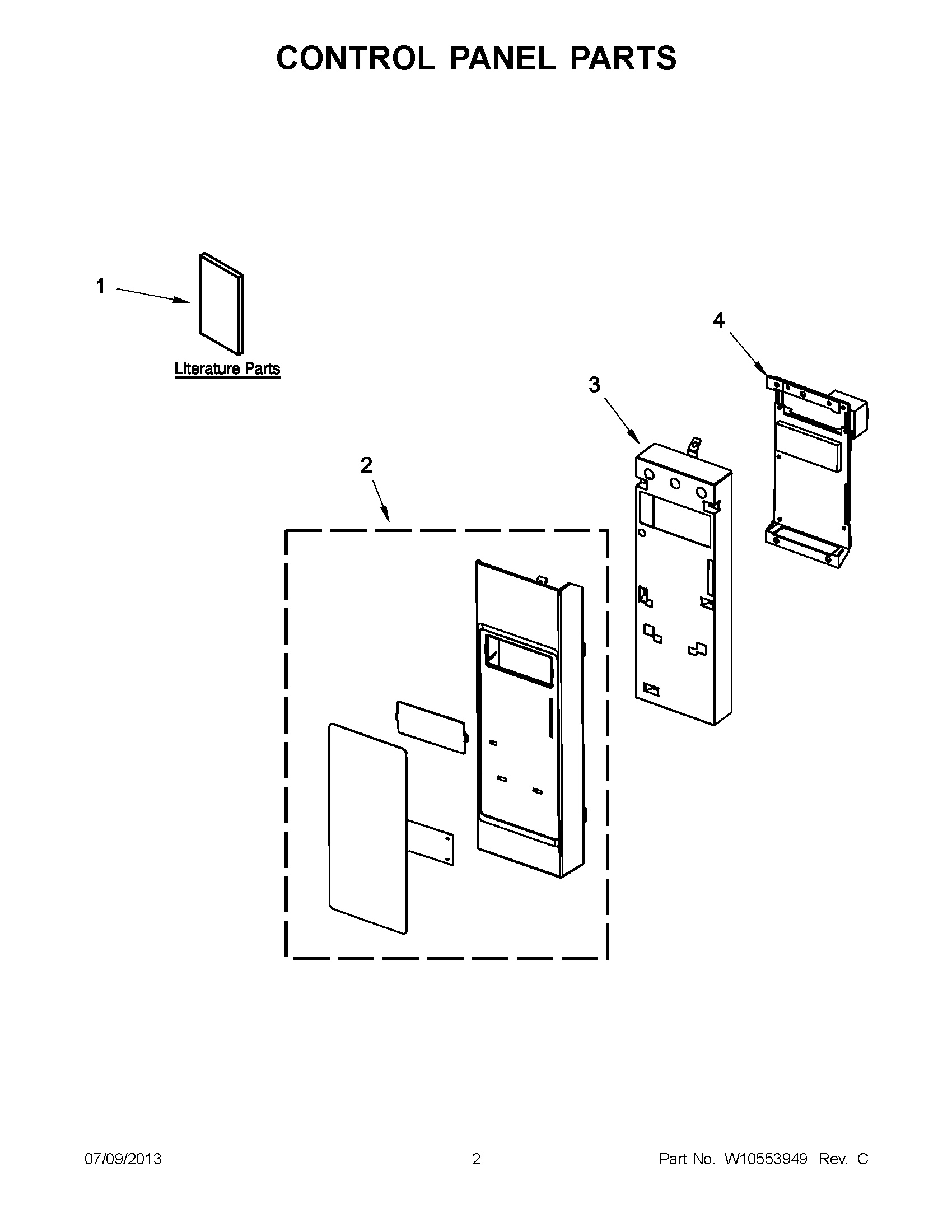 01 - CONTROL PANEL PARTS