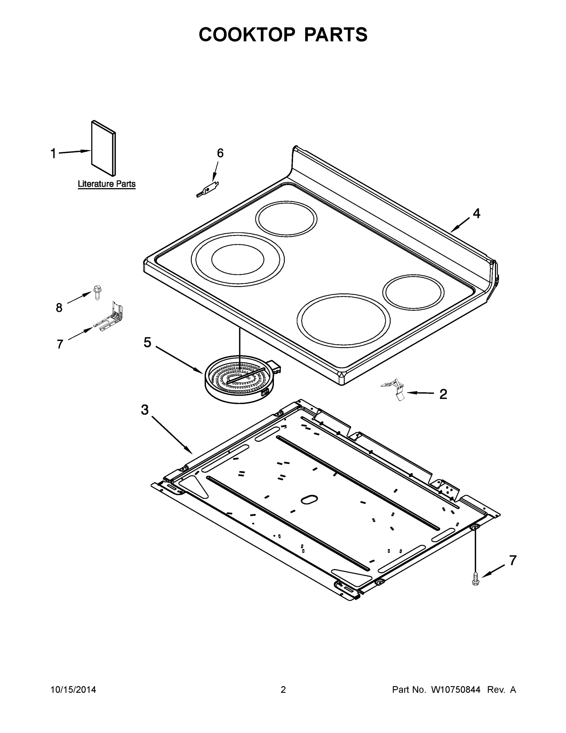 02 - COOKTOP PARTS