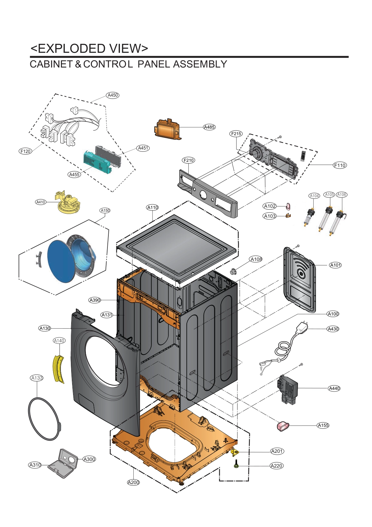 CABINET & CONTROL PANEL ASSEMBLY