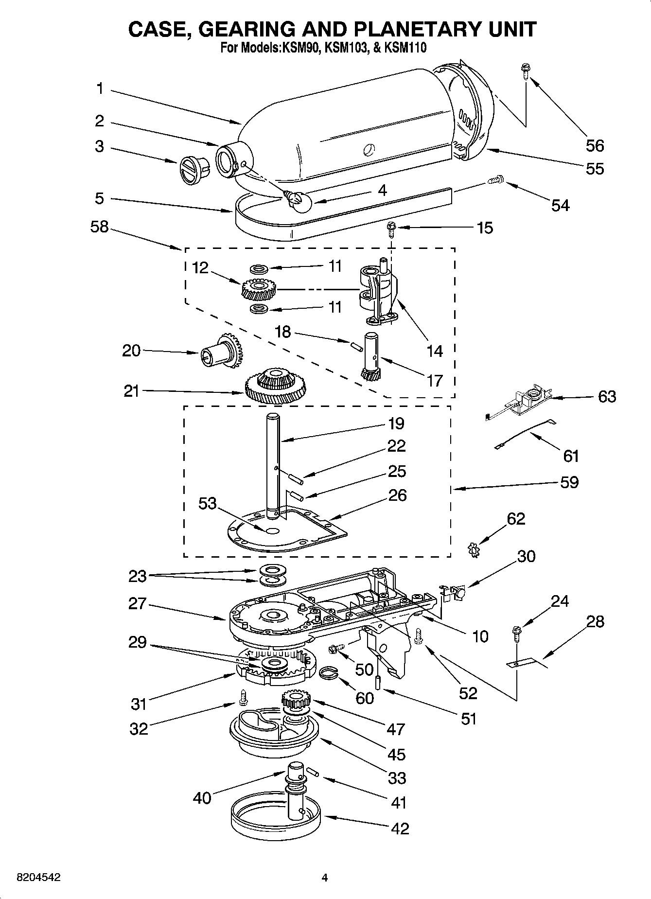 02 - CASE, GEARING, AND PLANETARY UNIT