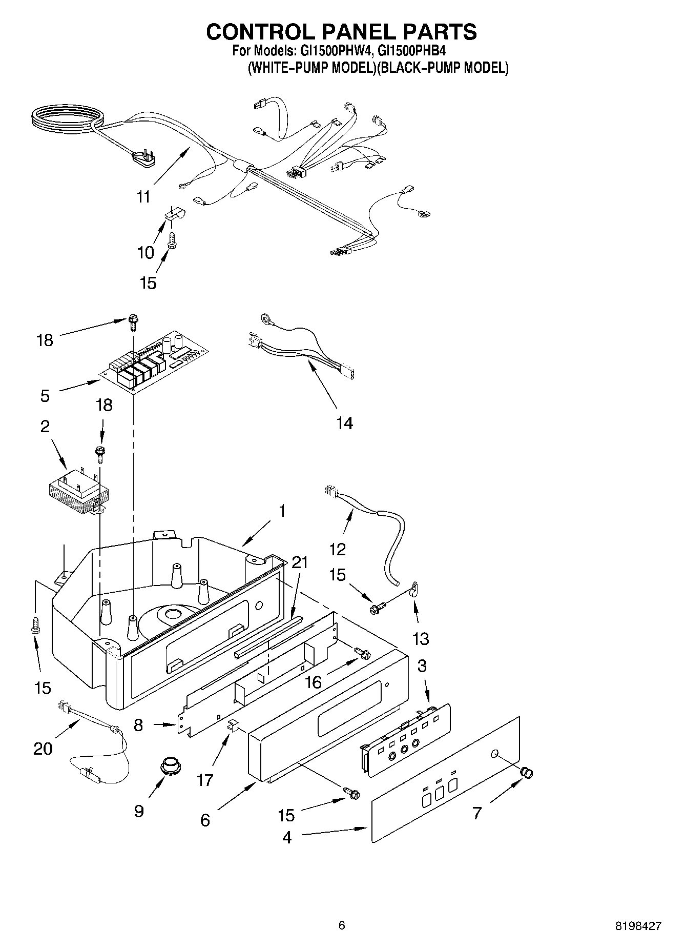 04 - CONTROL PANEL PARTS