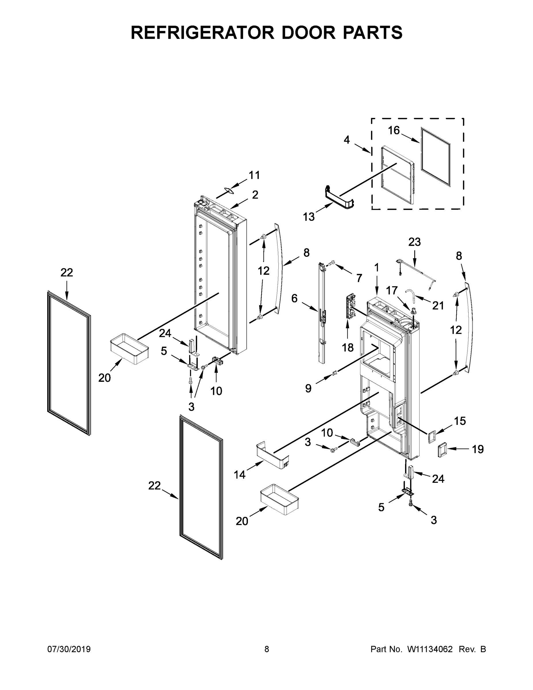 05 - REFRIGERATOR DOOR PARTS