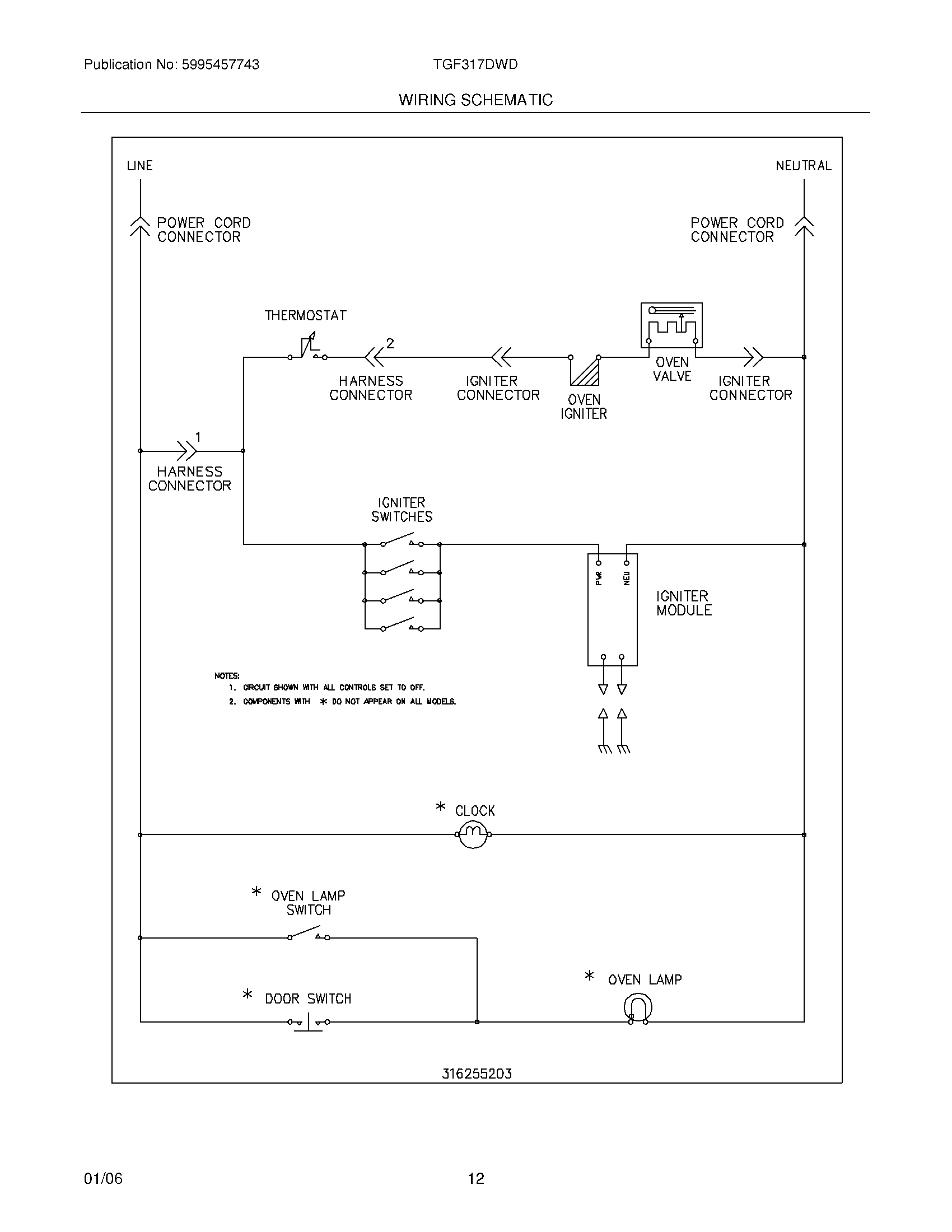 12 - WIRING SCHEMATIC