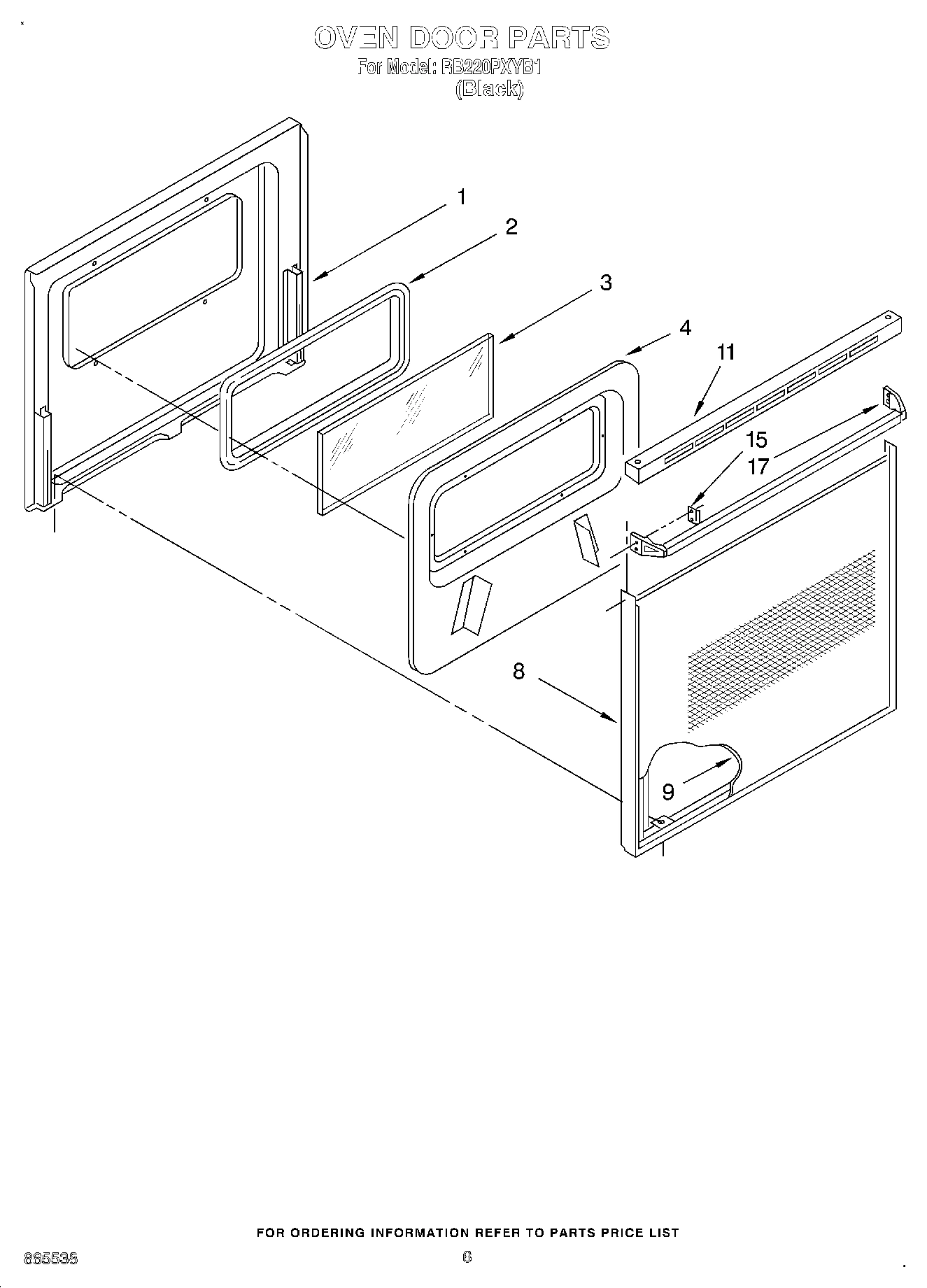 03 - OVEN DOOR, OPTIONAL