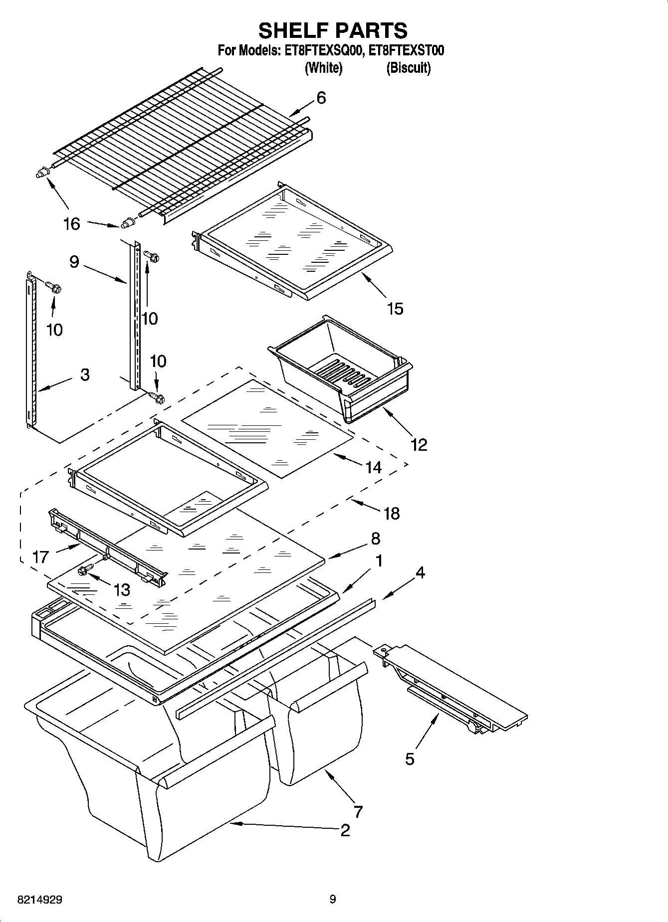 05 - SHELF PARTS, OPTIONAL PARTS