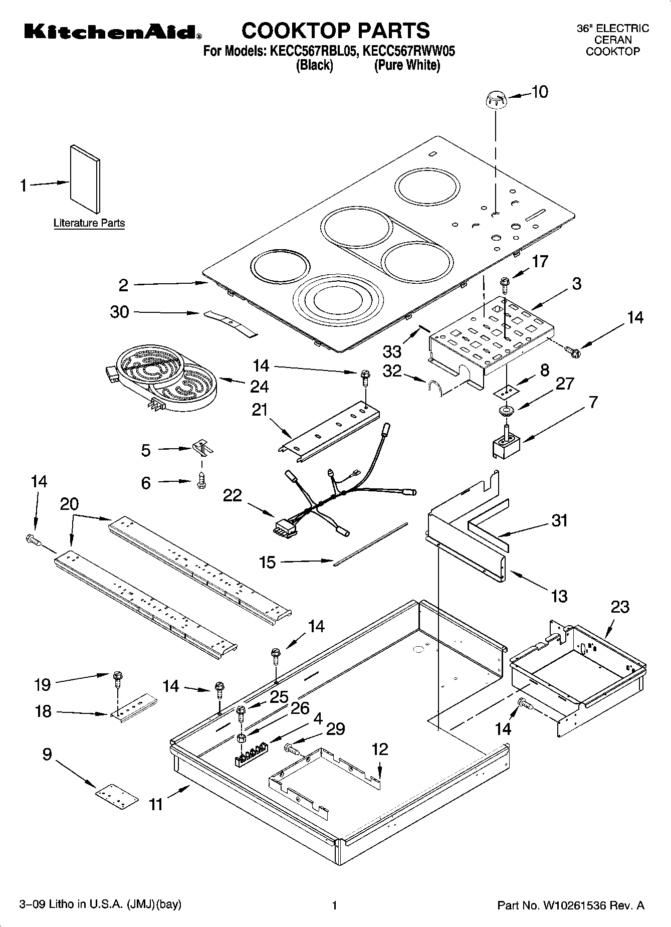 01 - COOKTOP PARTS