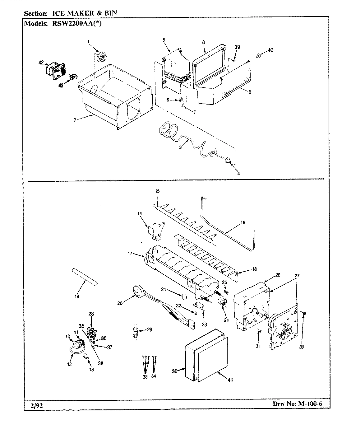 08 - ICE MAKER & BIN