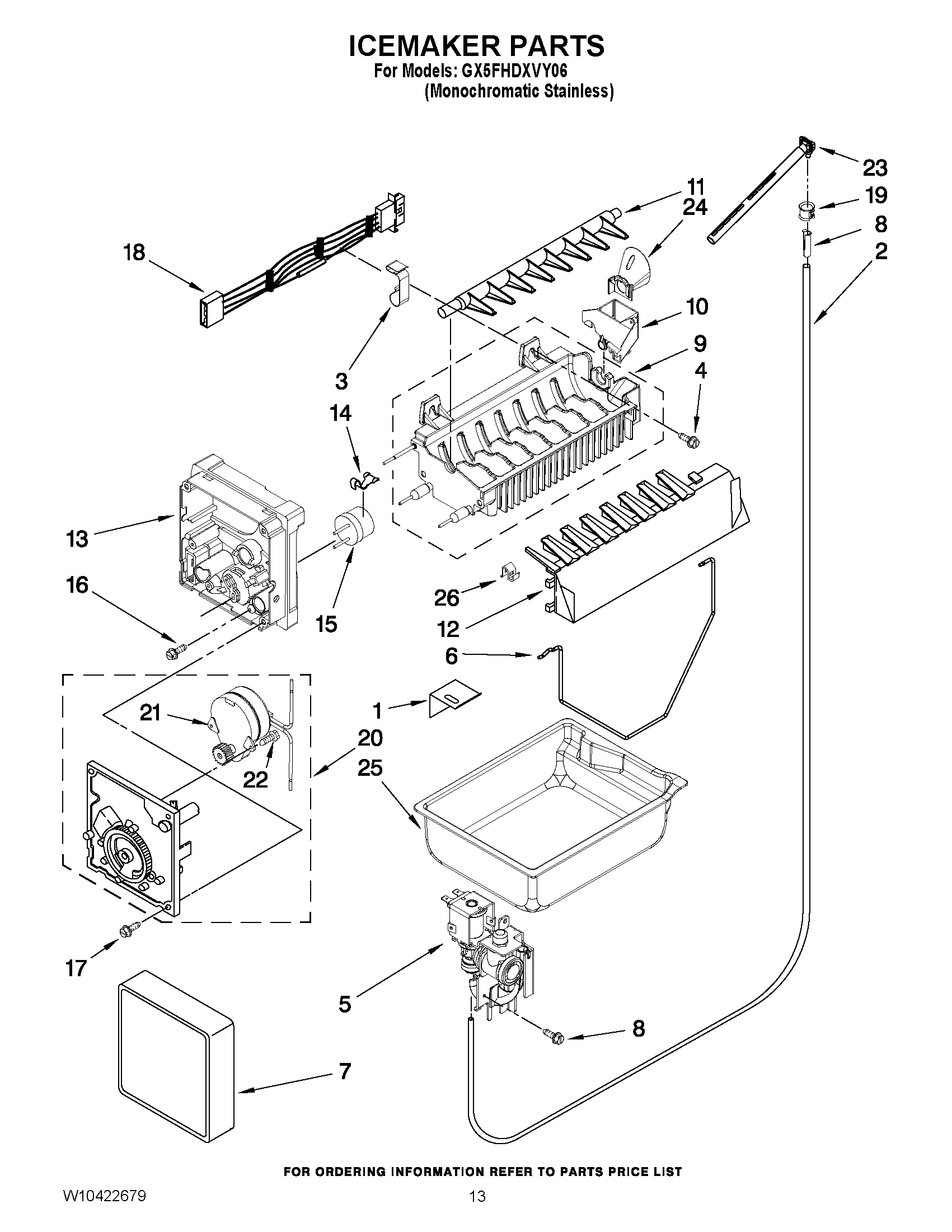 08 - ICEMAKER PARTS