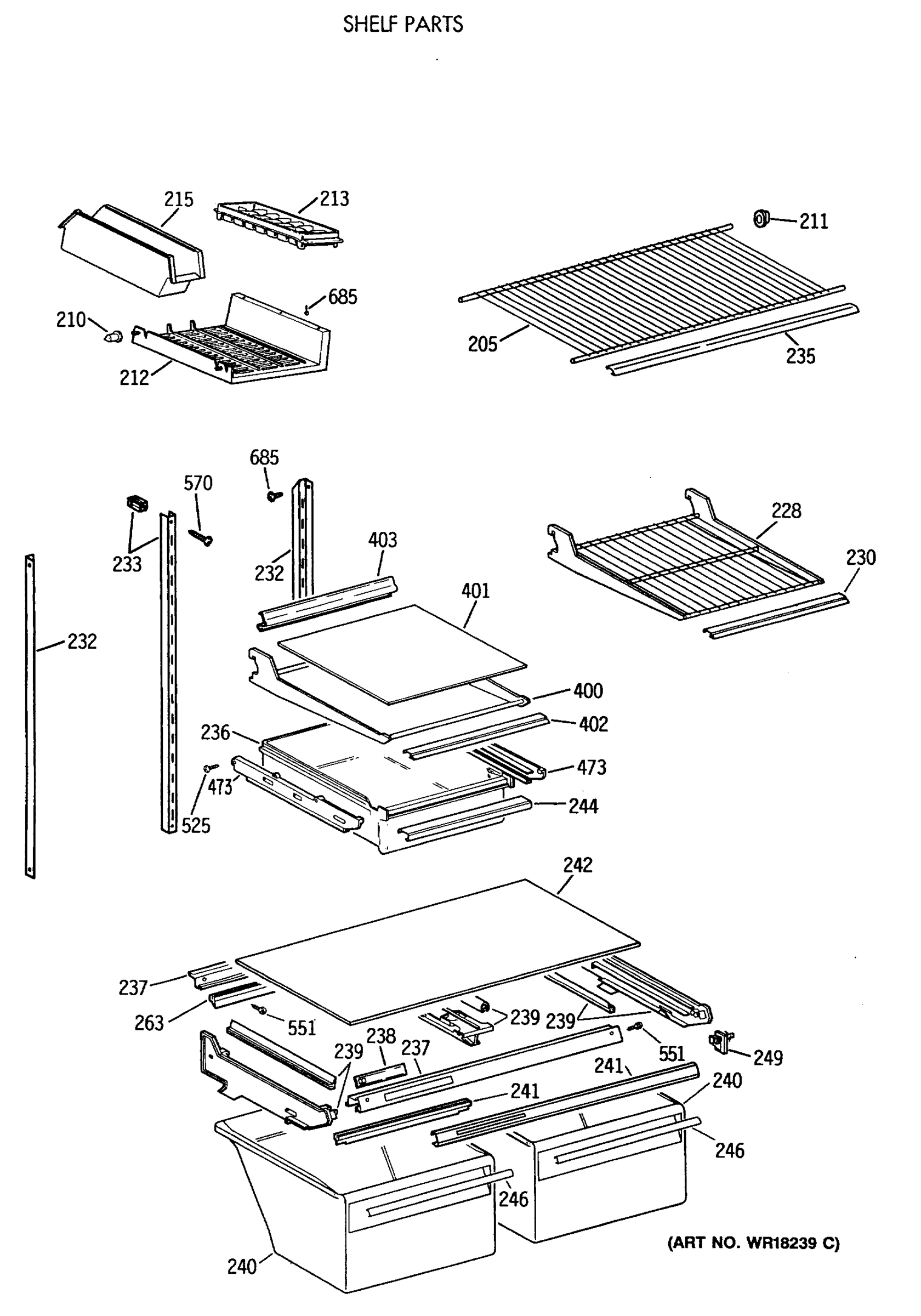 SHELF PARTS