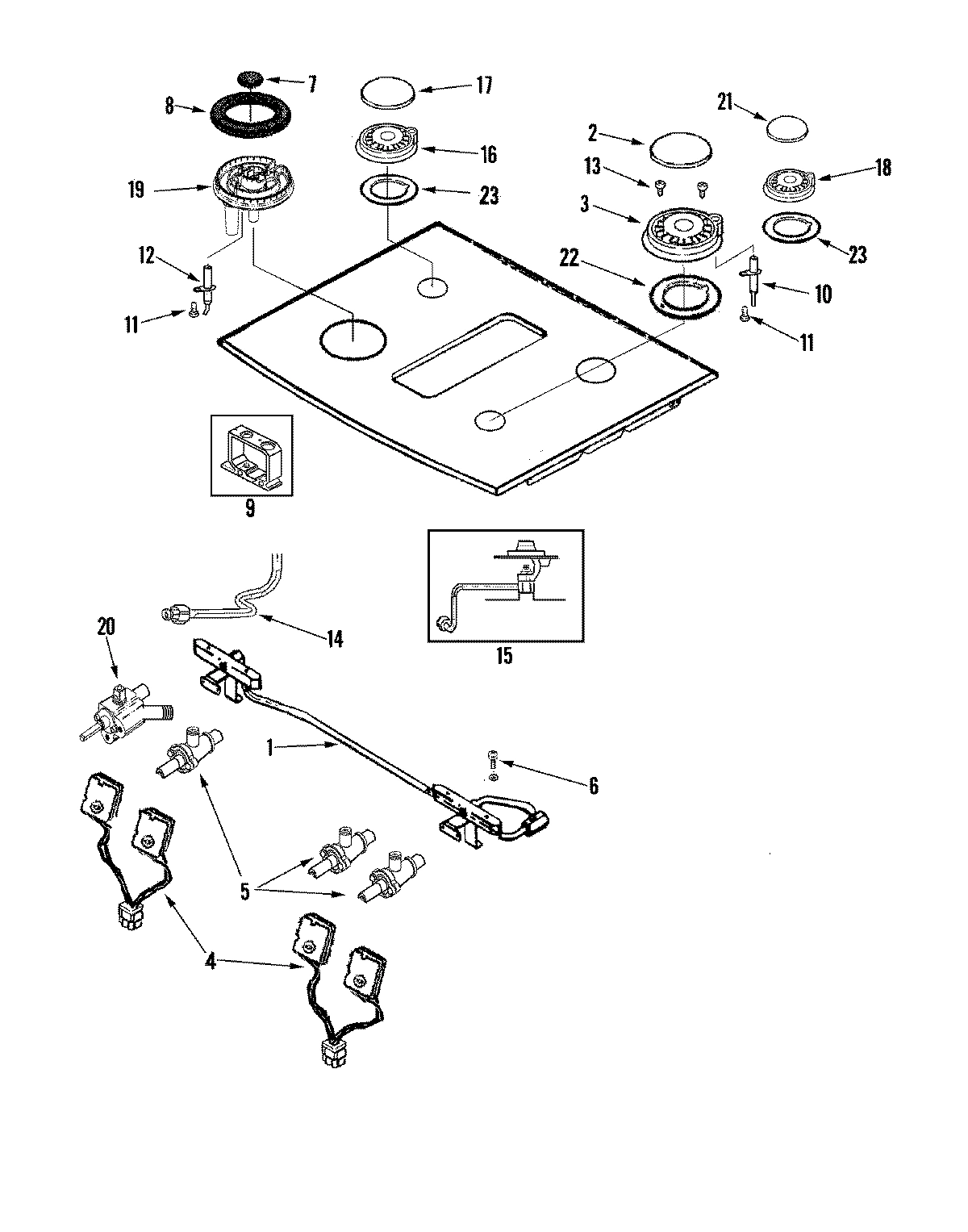 06 - GAS CONTROLS/SURFACE BURNERS