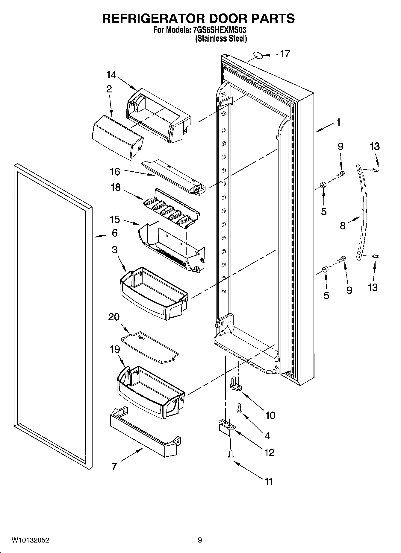 06 - REFRIGERATOR DOOR PARTS