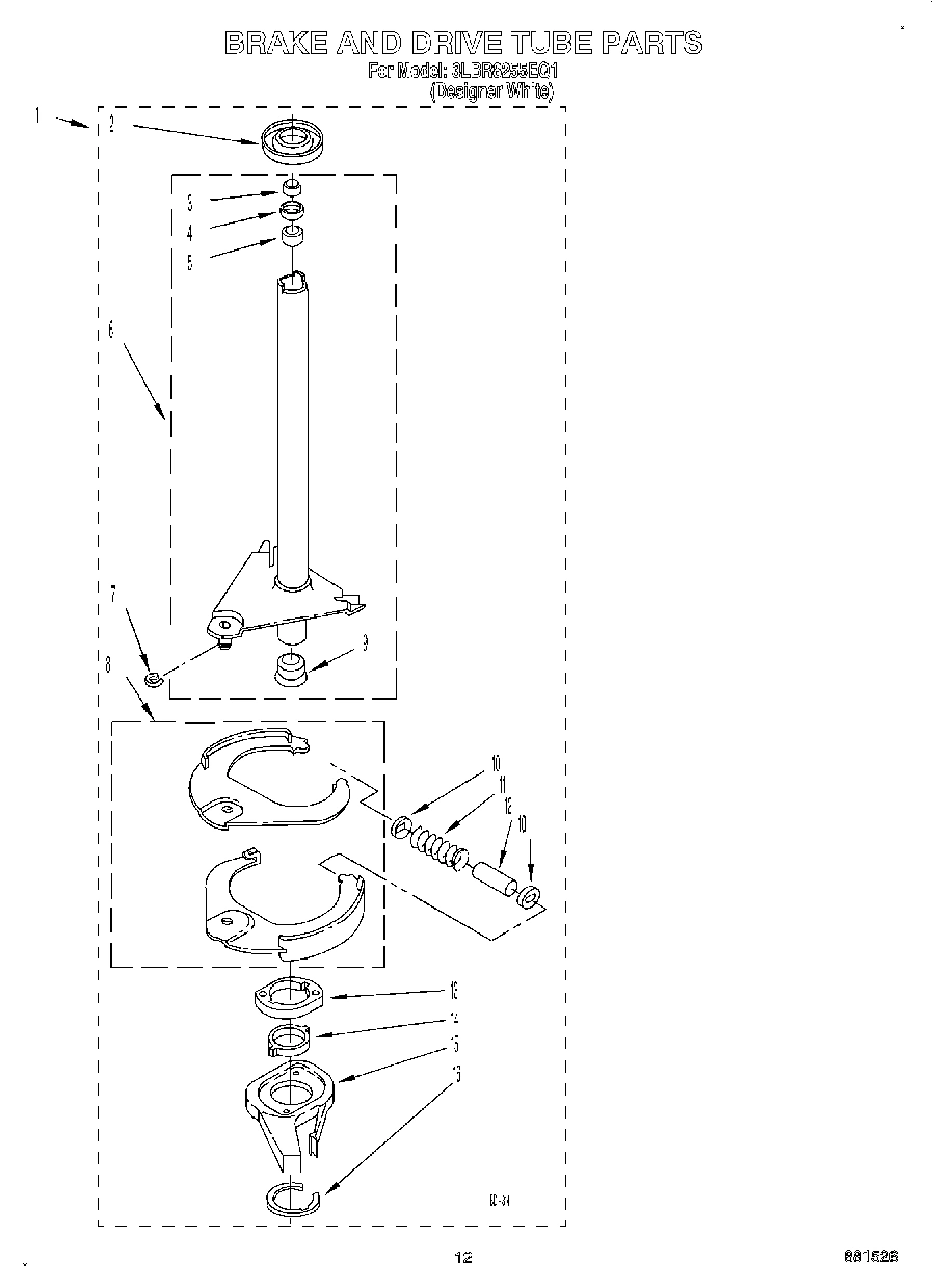08 - BRAKE AND DRIVE TUBE