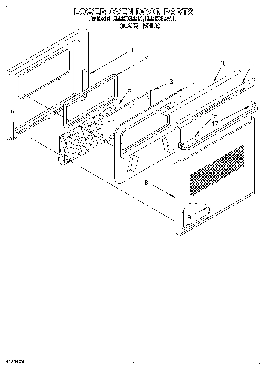 04 - LOWER OVEN DOOR