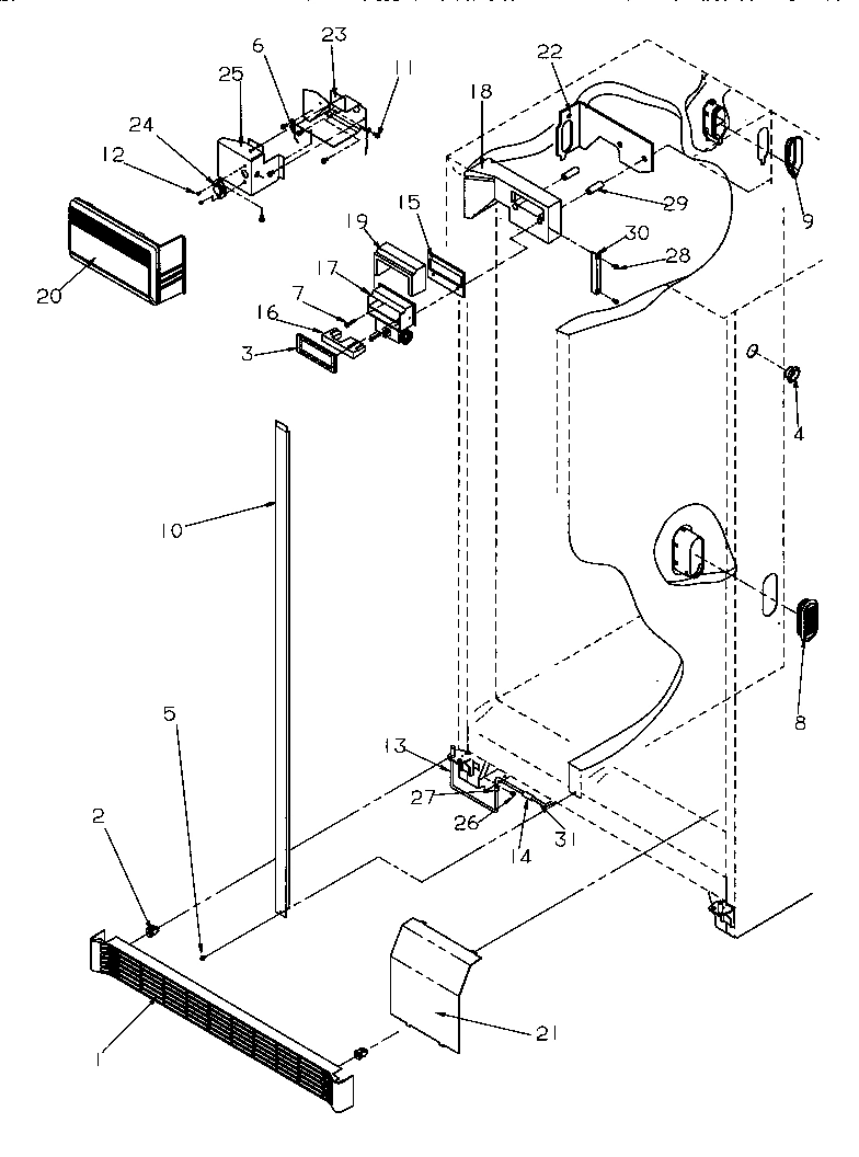02 - CONTROLS AND CABINET (REF/FRZ)