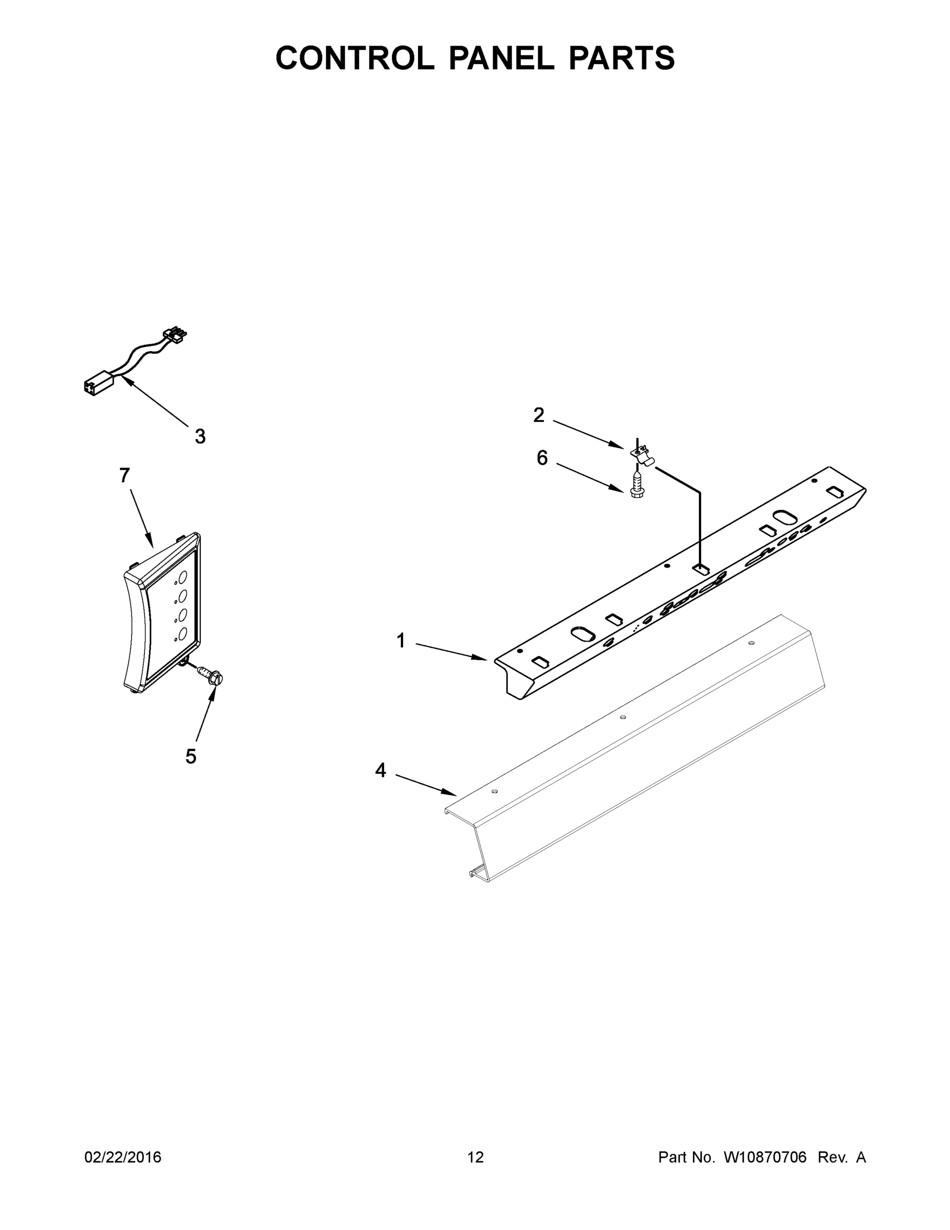 07 - CONTROL PANEL PARTS