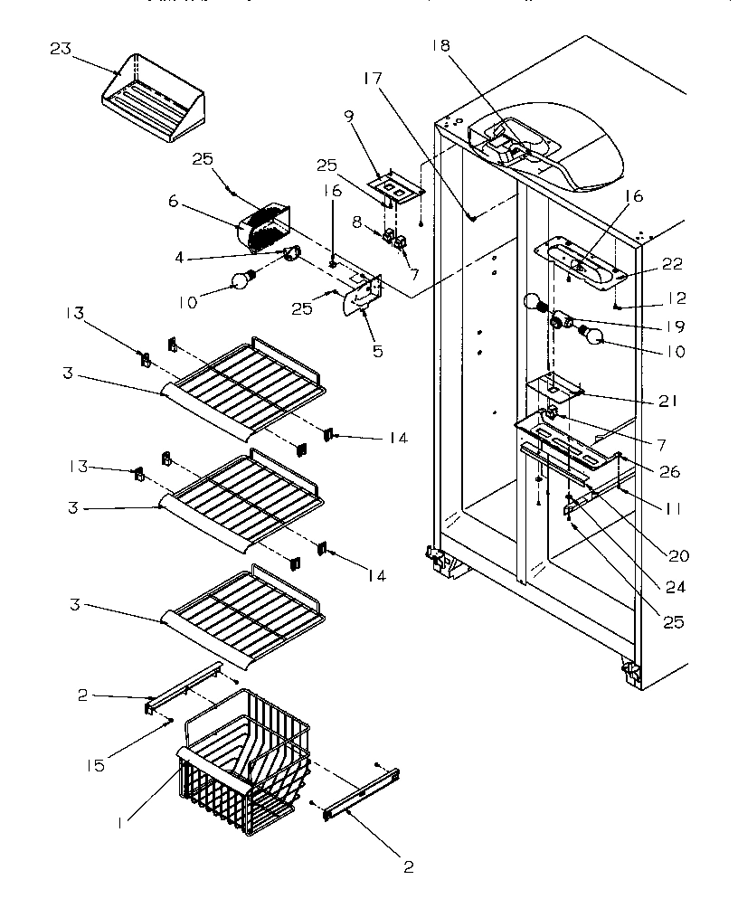 09 - FZ SHELVING & REF LIGHT
