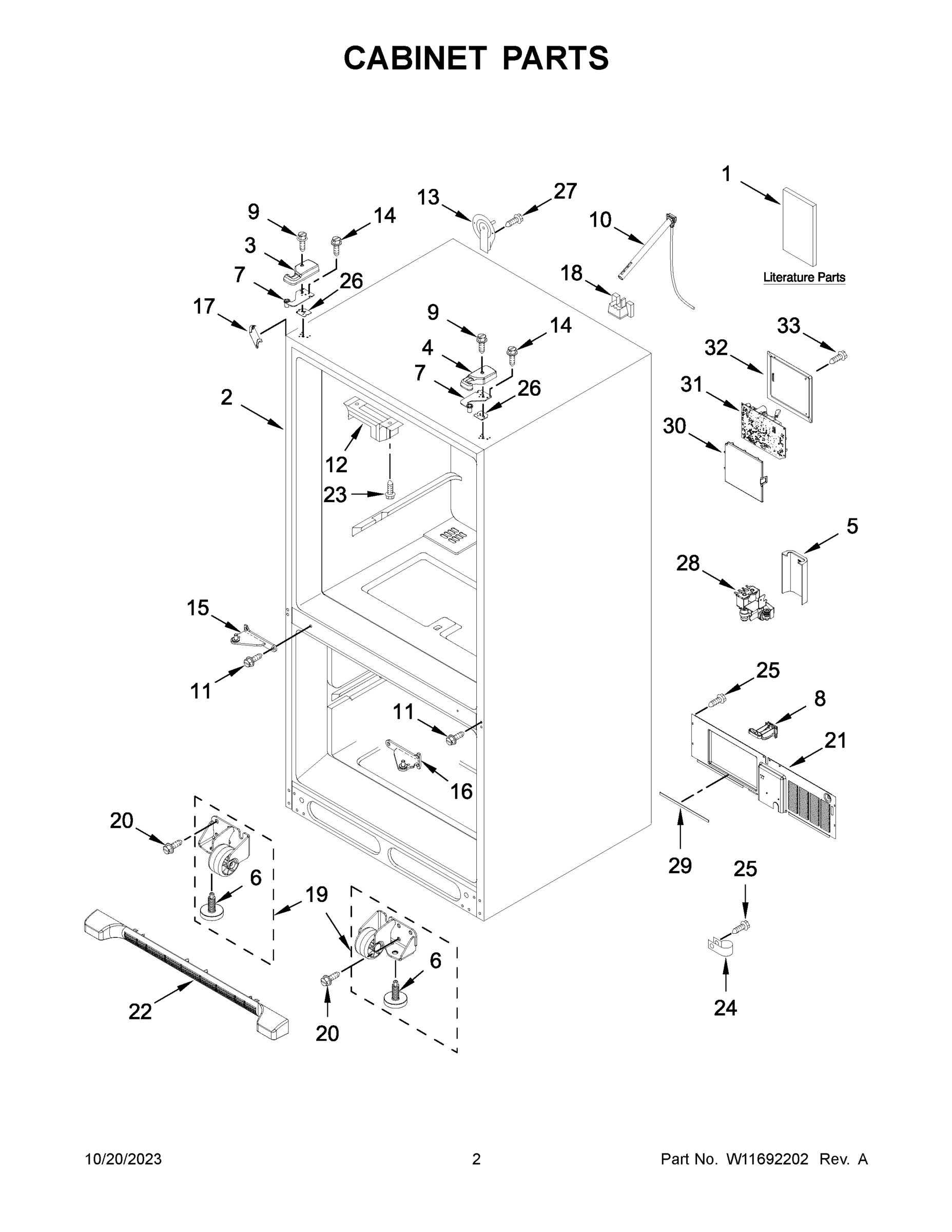 02 - CABINET PARTS