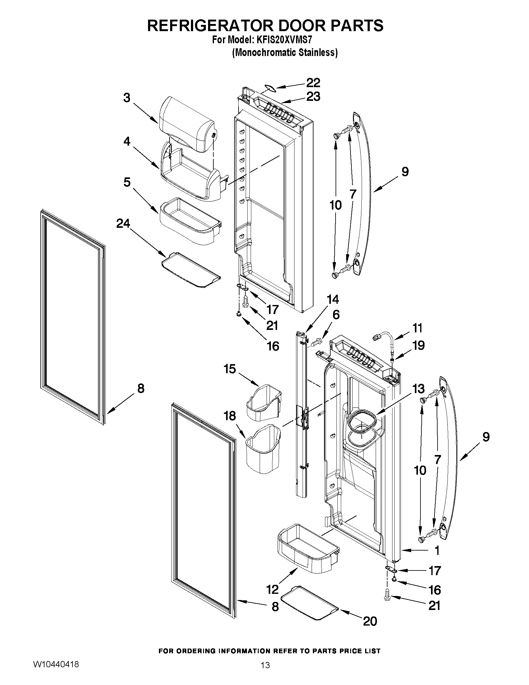 07 - REFRIGERATOR DOOR PARTS