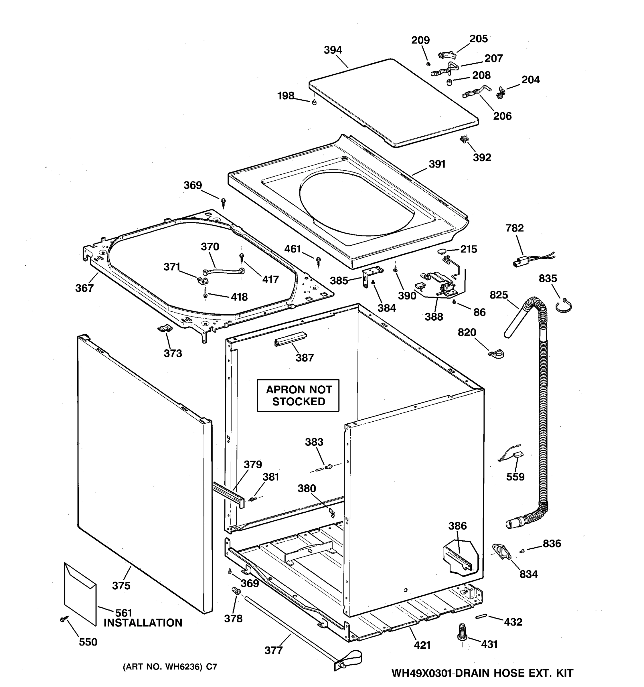 CABINET, COVER & FRONT PANEL